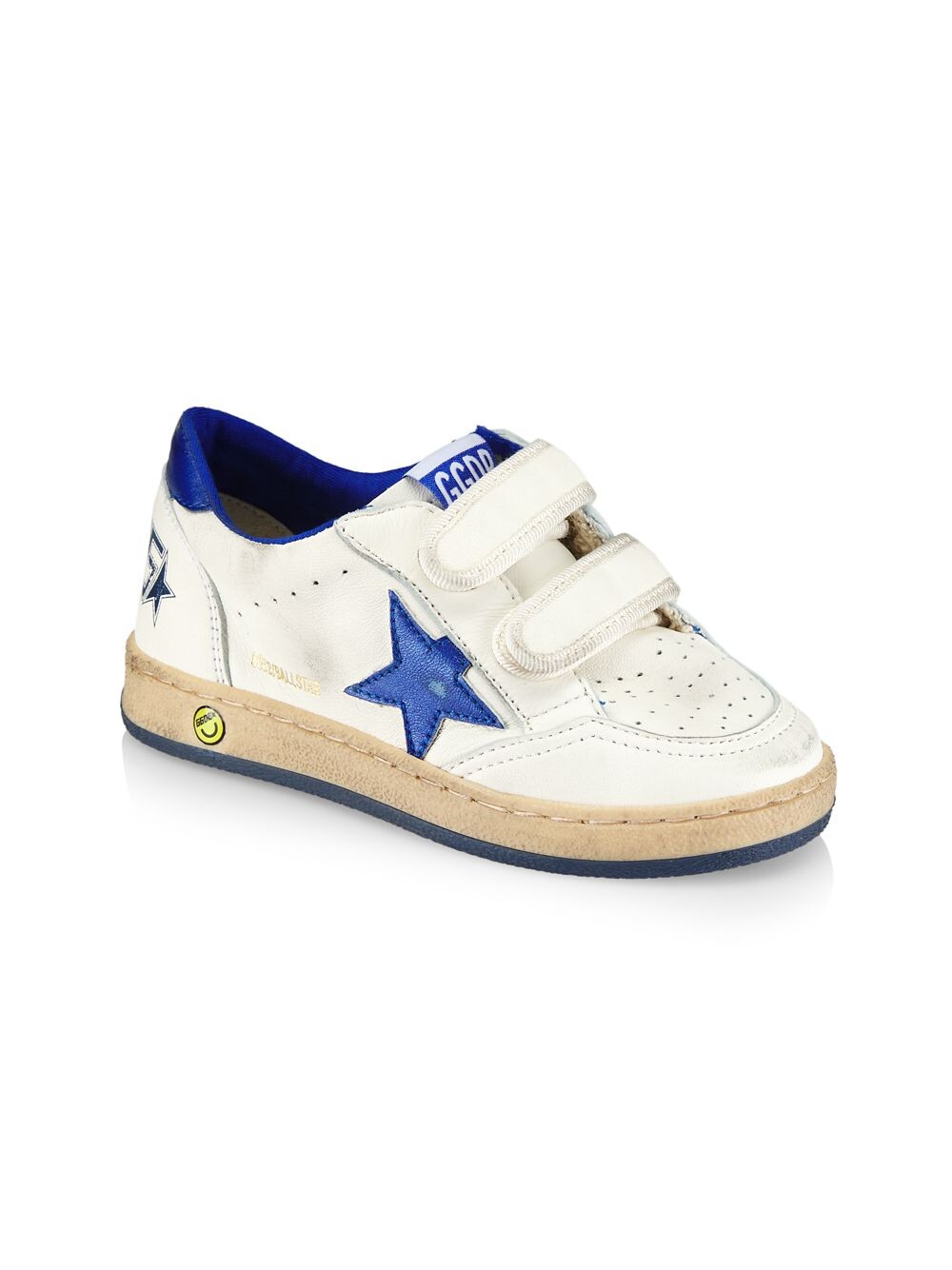 Кожаные ламинированные кроссовки Ballstar Star для мальчиков Golden Goose, белый
Кожаные ламинированные кроссовки Ballstar Star для мальчиков Golden Goose, белый