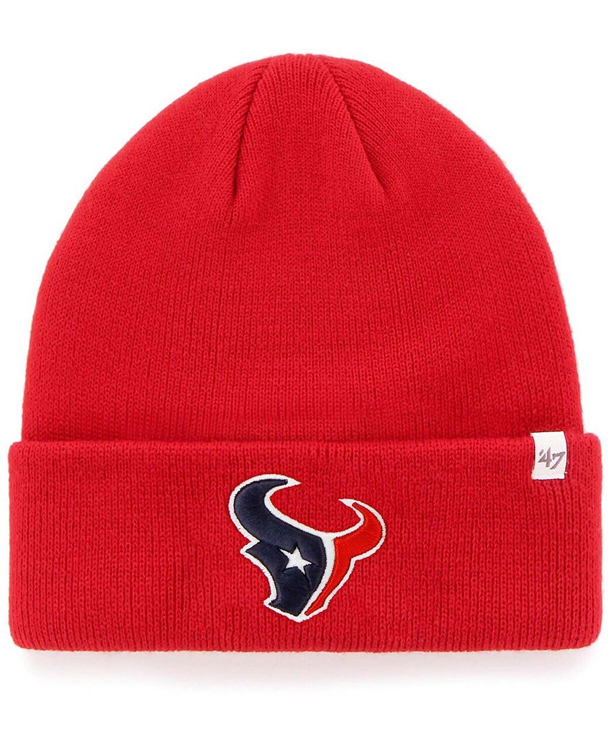 Мужская красная базовая вязаная шапка Houston Texans Secondary с манжетами '47 Brand
Мужская красная базовая вязаная шапка Houston Texans Secondary с манжетами '47 Brand