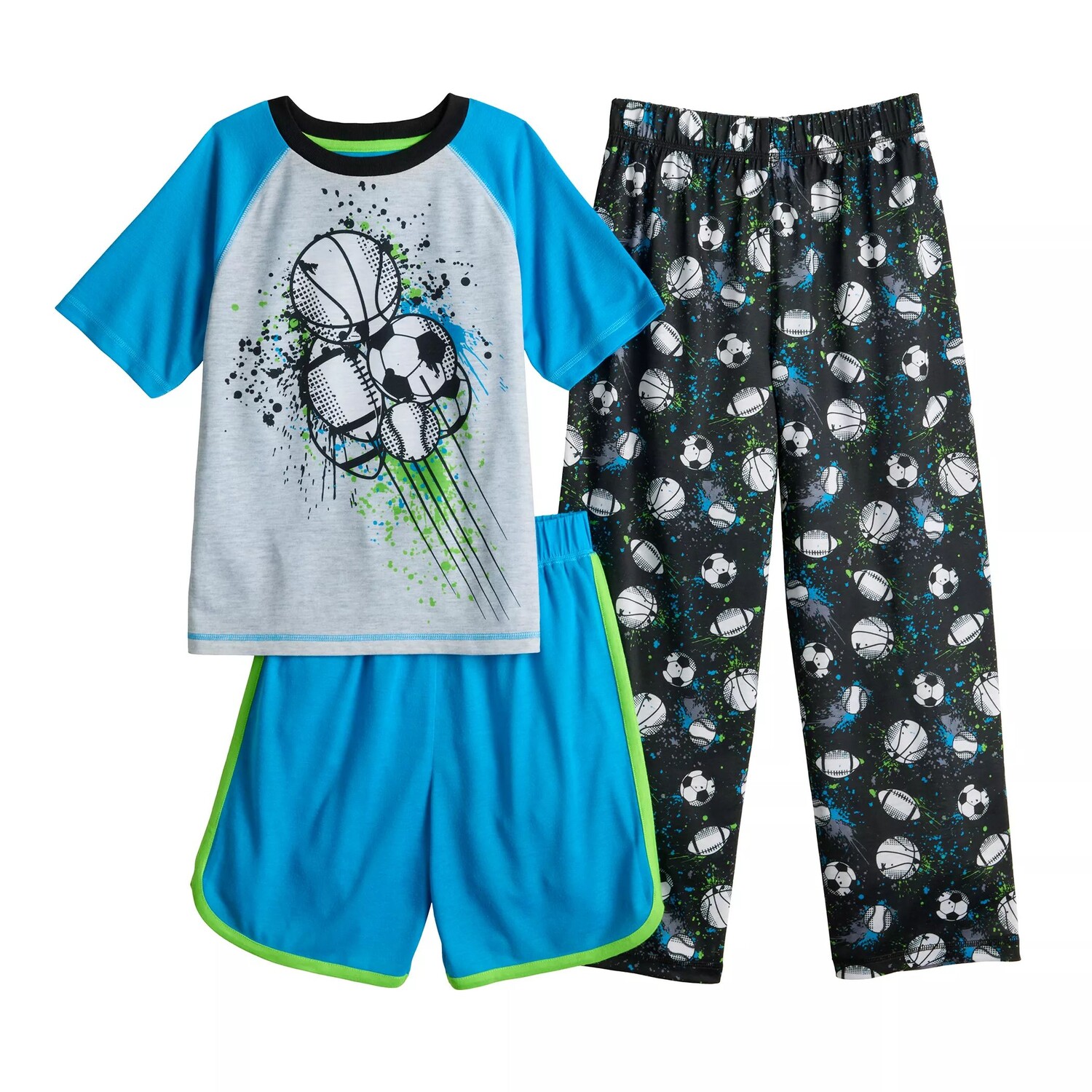 Пижамный комплект из трех предметов Cuddl Duds Sportsballs для мальчиков 8–20 лет Cuddl Duds
Пижамный комплект из трех предметов Cuddl Duds Sportsballs для мальчиков 8–20 лет Cuddl Duds