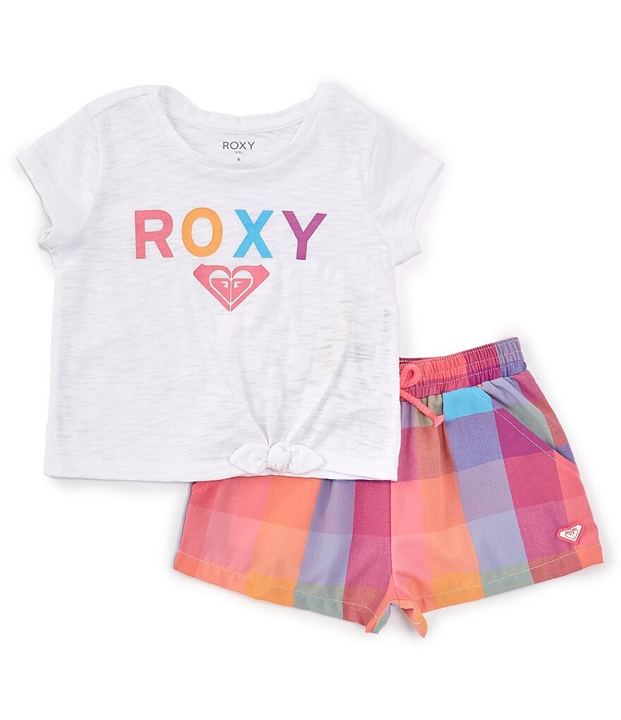 Трикотажная футболка Roxy Little/Big Girls 2T-6X Slub с короткими комплектами из муслина с принтом, мультиколор
Трикотажная футболка Roxy Little/Big Girls 2T-6X Slub с короткими комплектами из муслина с принтом, мультиколор
