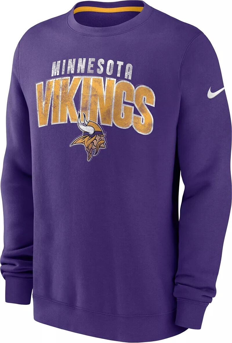 Мужская фиолетовая толстовка с круглым вырезом Nike Minnesota Vikings Rewind Shout Purple
Мужская фиолетовая толстовка с круглым вырезом Nike Minnesota Vikings Rewind Shout Purple