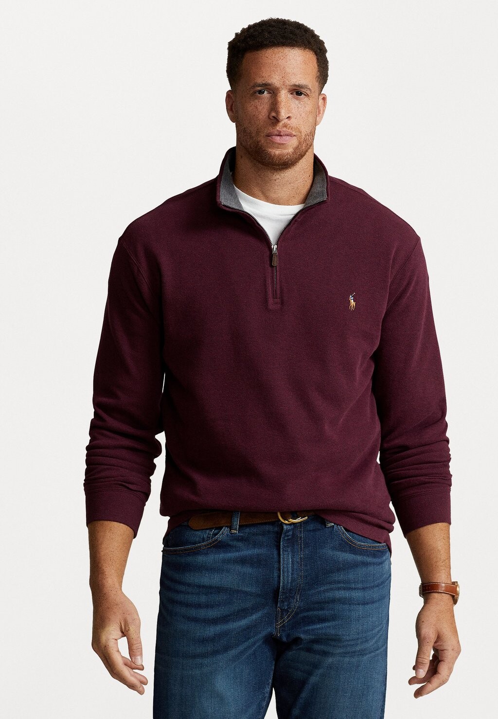 Свитер С ДЛИННЫМ РУКАВОМ НА ПОЛОВИННОЙ МОЛНИИ Polo Ralph Lauren Big & Tall, бордовый
Свитер С ДЛИННЫМ РУКАВОМ НА ПОЛОВИННОЙ МОЛНИИ Polo Ralph Lauren Big & Tall, бордовый