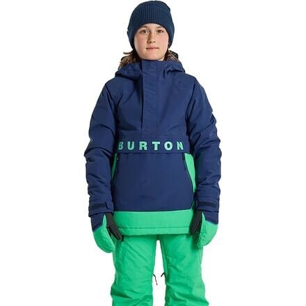 Утепленная куртка-анорак Frostner - для мальчиков Burton, цвет Dress Blue/Galaxy Green
Утепленная куртка-анорак Frostner - для мальчиков Burton, цвет Dress Blue/Galaxy Green