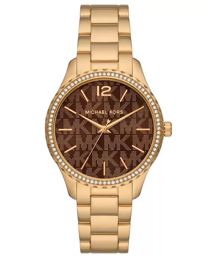 Женские часы Layton с золотистым браслетом из нержавеющей стали, 38 мм Michael Kors, желтый
Женские часы Layton с золотистым браслетом из нержавеющей стали, 38 мм Michael Kors, желтый