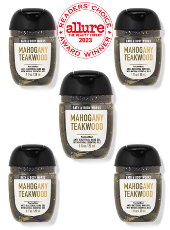 Дезинфицирующие средства для рук PocketBac, 5 шт. в упаковке Mahogany Teakwood, 1 fl oz / 29 mL Each, Bath and Body Works
Дезинфицирующие средства для рук PocketBac, 5 шт. в упаковке Mahogany Teakwood, 1 fl oz / 29 mL Each, Bath and Body Works