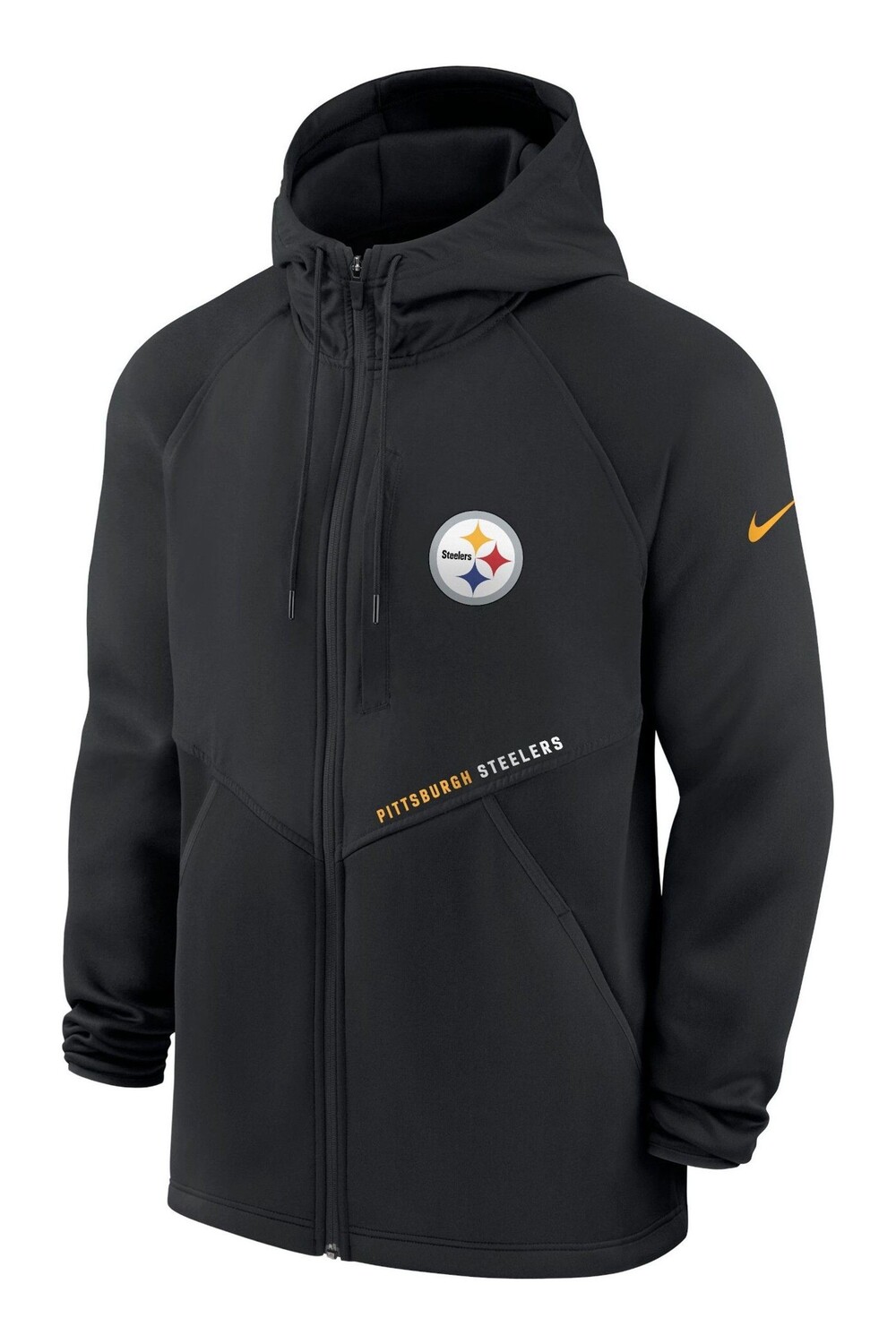 Толстовка на молнии с капюшоном Fanatics Pittsburgh Steelers Field Nike Nike, черный
Толстовка на молнии с капюшоном Fanatics Pittsburgh Steelers Field Nike Nike, черный