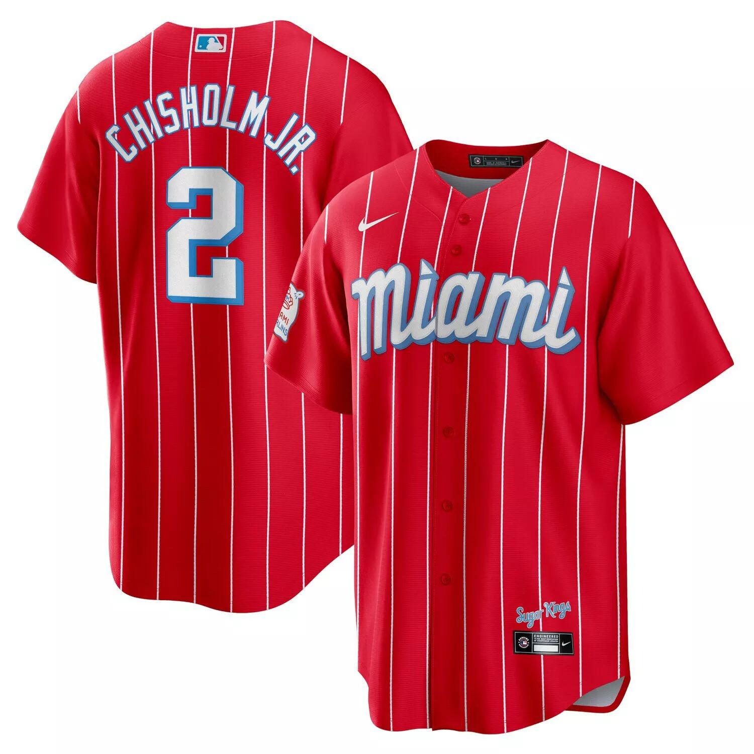 Мужская футболка Jazz Chisholm Jr. Red Miami Marlins City Connect Replica Player Nike
Мужская футболка Jazz Chisholm Jr. Red Miami Marlins City Connect Replica Player Nike
