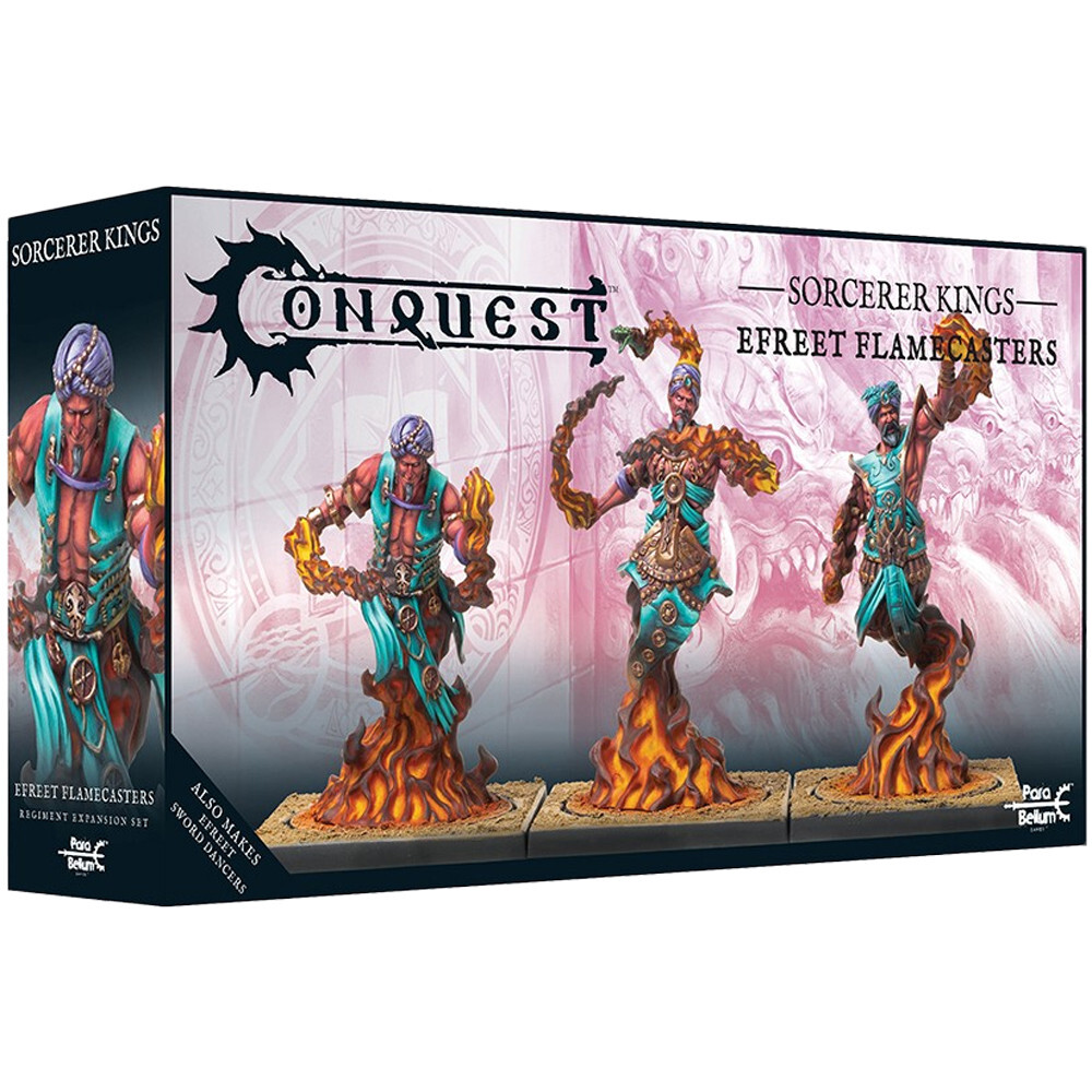 Миниатюра Para Bellum Wargames Conquest: Sorcerer Kings - Efreet Flamecasters Dual Kit
Миниатюра Para Bellum Wargames Conquest: Sorcerer Kings - Efreet Flamecasters Dual Kit