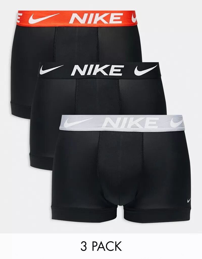 Комплект из трех трусов из микрофибры Nike Dri-FIT Essential черного цвета с черным/серым/оранжевым поясом
Комплект из трех трусов из микрофибры Nike Dri-FIT Essential черного цвета с черным/серым/оранжевым поясом