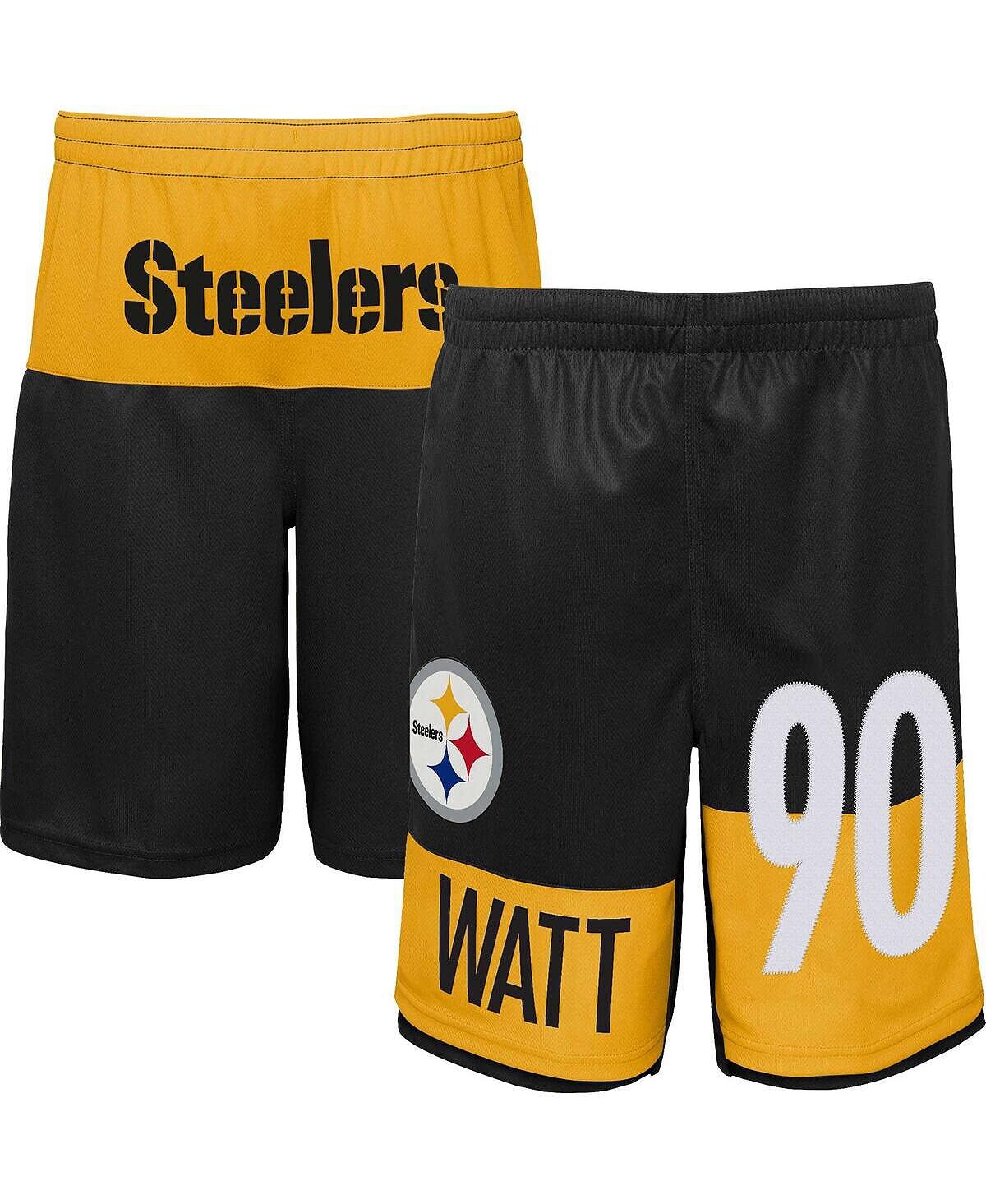 Биг Бойз Ти Джей Шорты с именем и номером игрока Watt Black Pittsburg Steelers Outerstuff
Биг Бойз Ти Джей Шорты с именем и номером игрока Watt Black Pittsburg Steelers Outerstuff