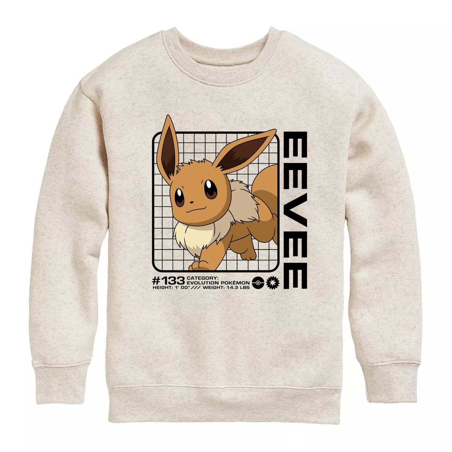Флисовая толстовка с рисунком Pokemon Eevee Stats для мальчиков 8–20 лет Licensed Character
Флисовая толстовка с рисунком Pokemon Eevee Stats для мальчиков 8–20 лет Licensed Character