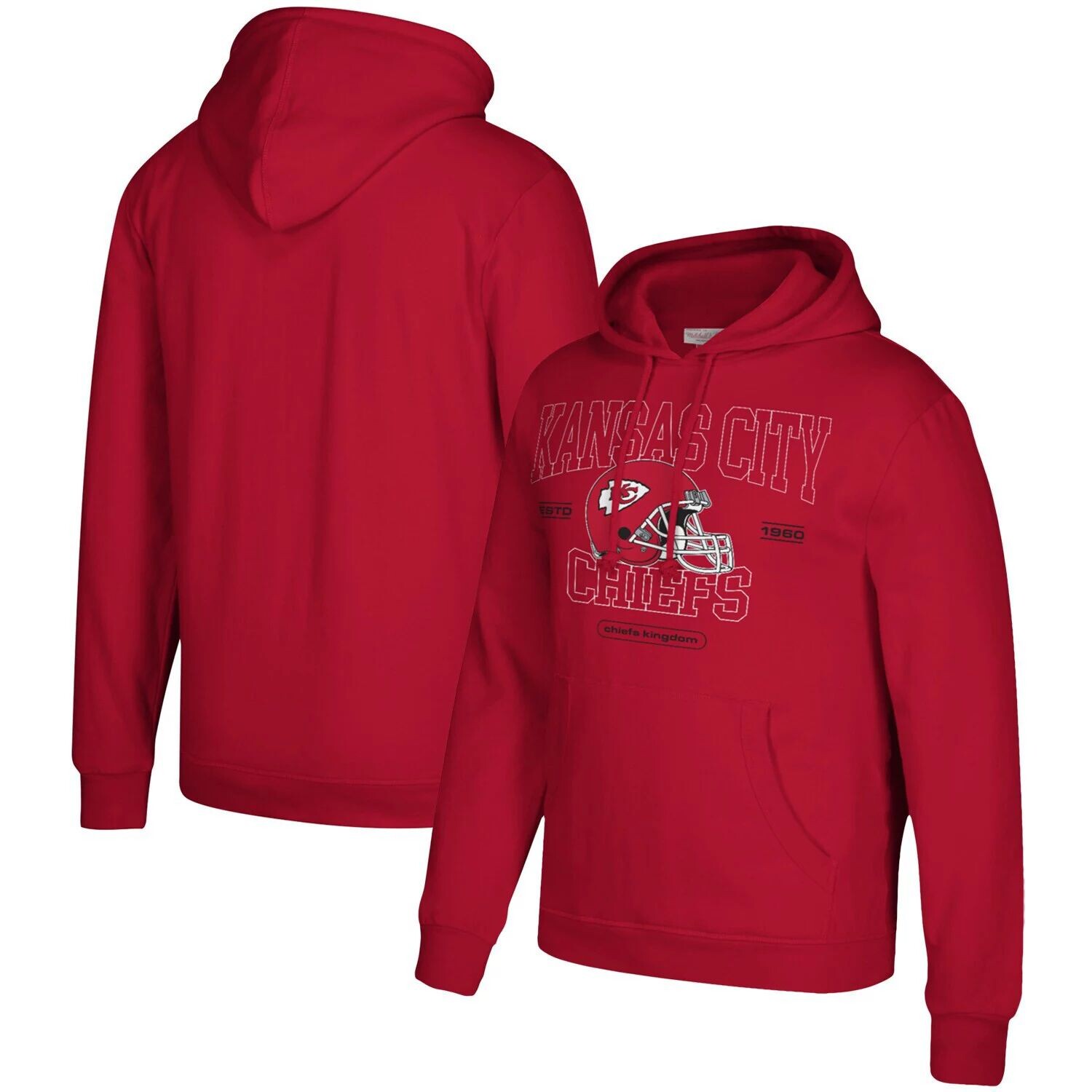 Мужской красный пуловер с капюшоном и классическим шлемом Mitchell & Ness Kansas City Chiefs
Мужской красный пуловер с капюшоном и классическим шлемом Mitchell & Ness Kansas City Chiefs