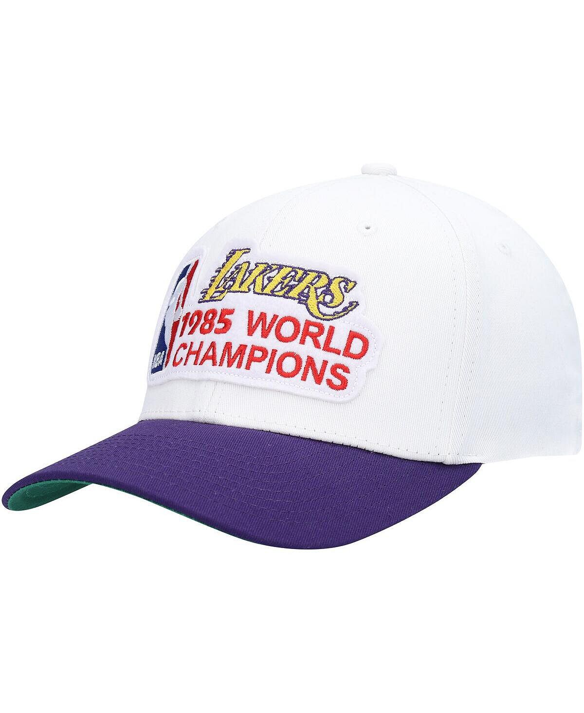 Мужская бело-фиолетовая кепка Snapback Los Angeles Lakers Hardwood Classics 1985 NBA World Champions Mitchell & Ness
Мужская бело-фиолетовая кепка Snapback Los Angeles Lakers Hardwood Classics 1985 NBA World Champions Mitchell & Ness