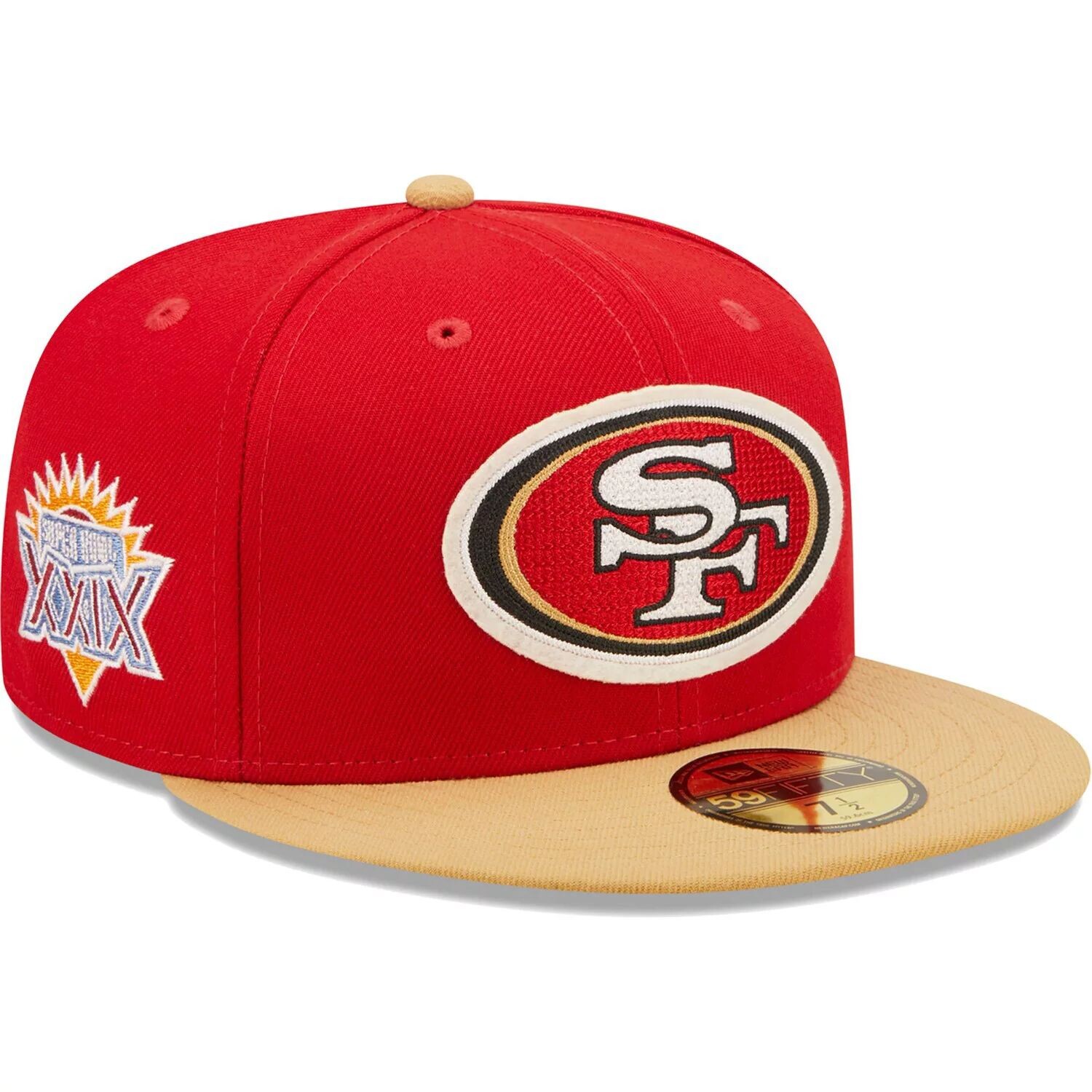 Мужская облегающая шляпа New Era Scarlet/Gold San Francisco 49ers Super Bowl XXIX Letterman 59FIFTY
Мужская облегающая шляпа New Era Scarlet/Gold San Francisco 49ers Super Bowl XXIX Letterman 59FIFTY