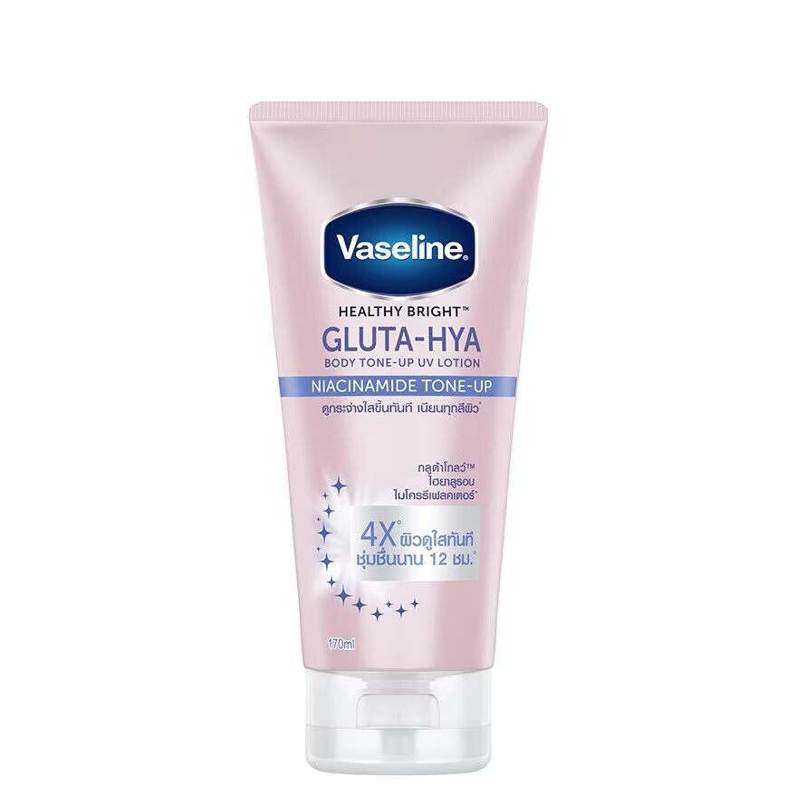 Vaseline Healthy Bright Gluta Hya УФ-лосьон для тела с ниацинамидом, тонизирующий 170 мл, Pink
Vaseline Healthy Bright Gluta Hya УФ-лосьон для тела с ниацинамидом, тонизирующий 170 мл, Pink