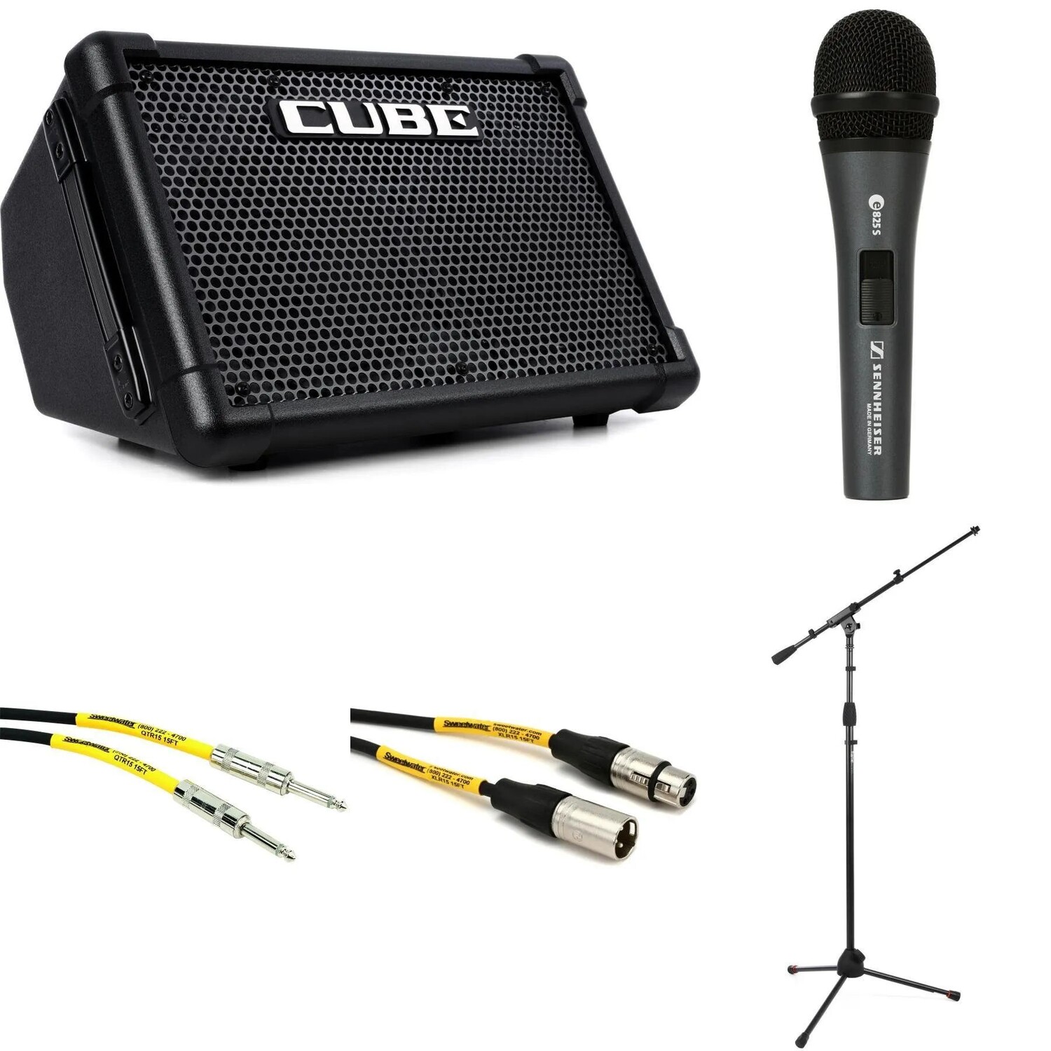 Новый комплект Roland CUBE Street EX 2x8 дюймов, 50 Вт, работающий от батареи комбоусилитель
Новый комплект Roland CUBE Street EX 2x8 дюймов, 50 Вт, работающий от батареи комбоусилитель