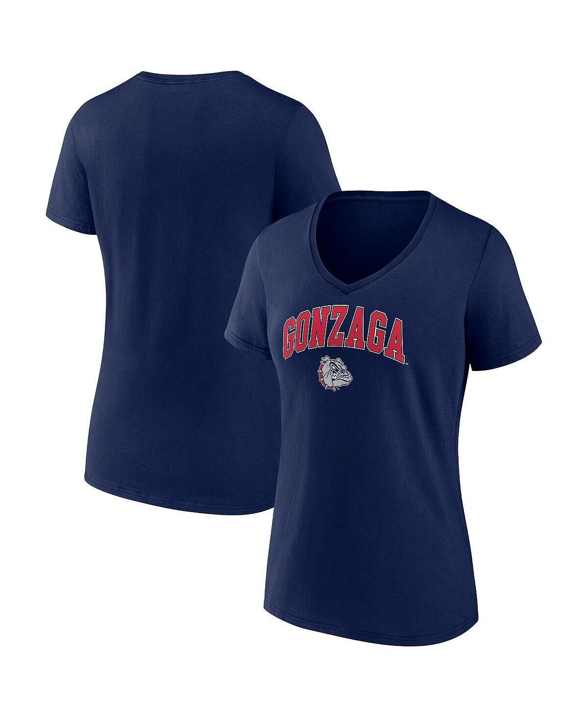 Женская темно-синяя футболка с v-образным вырезом с логотипом Gonzaga Bulldogs Evergreen Campus Fanatics, темно-синий
Женская темно-синяя футболка с v-образным вырезом с логотипом Gonzaga Bulldogs Evergreen Campus Fanatics, темно-синий