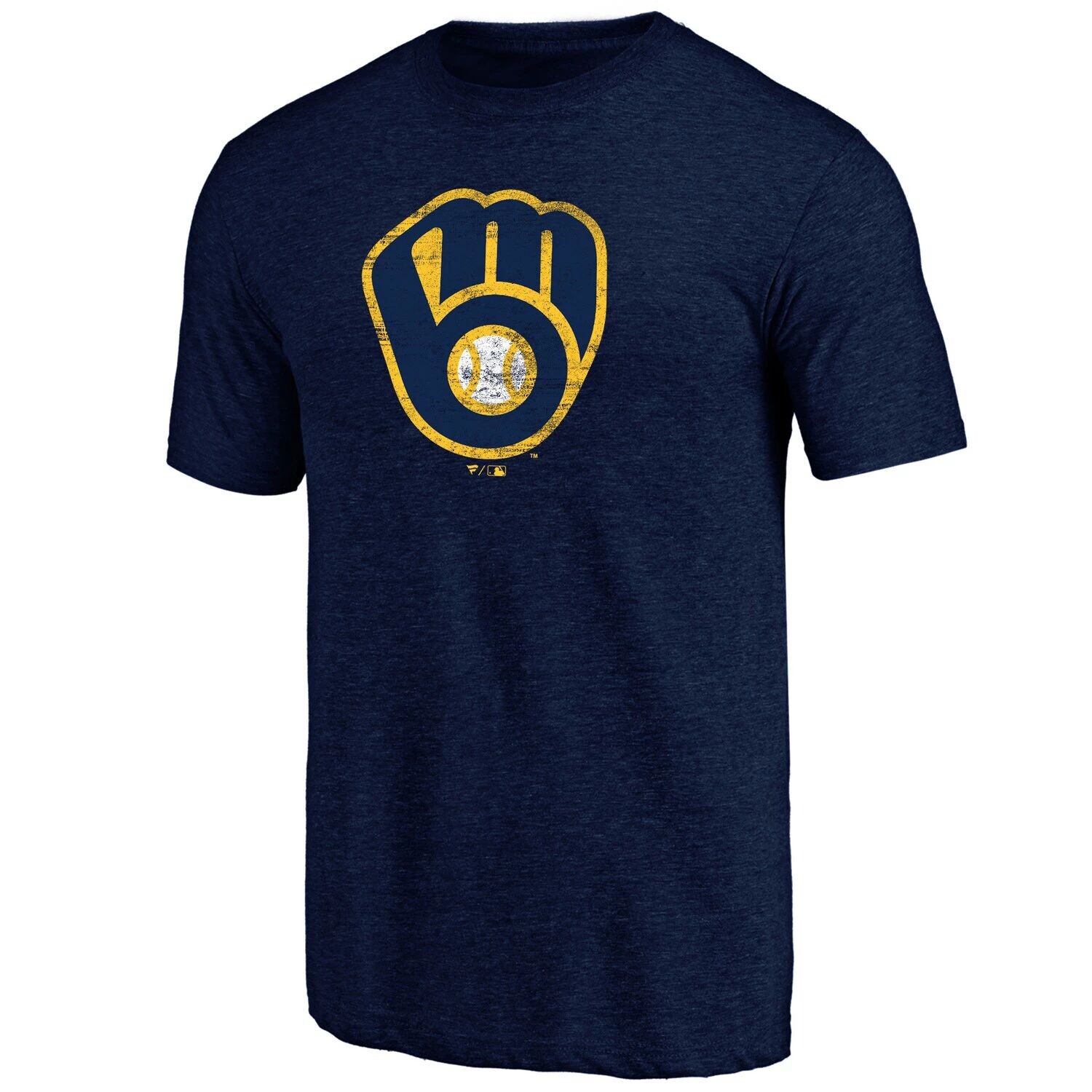 Мужская темно-синяя футболка с официальным логотипом Fanatics Milwaukee Brewers Tri-Blend, Синий
Мужская темно-синяя футболка с официальным логотипом Fanatics Milwaukee Brewers Tri-Blend, Синий