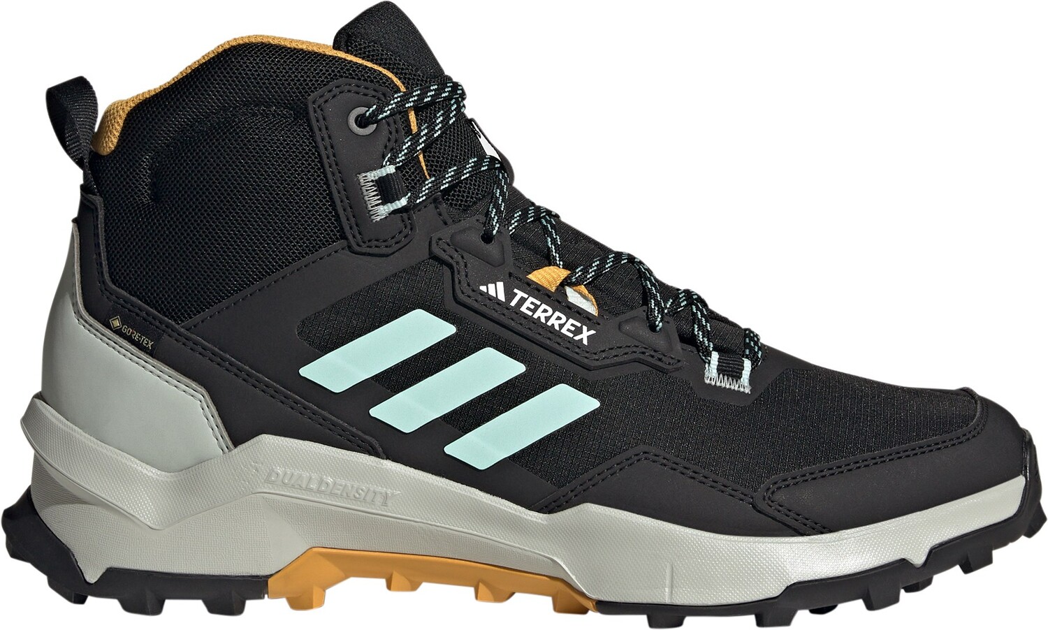 Походные мужские кроссовки Adidas Terrex AX4 Mid Gore-Tex, черный/ярко-голубой/желтый
Походные мужские кроссовки Adidas Terrex AX4 Mid Gore-Tex, черный/ярко-голубой/желтый