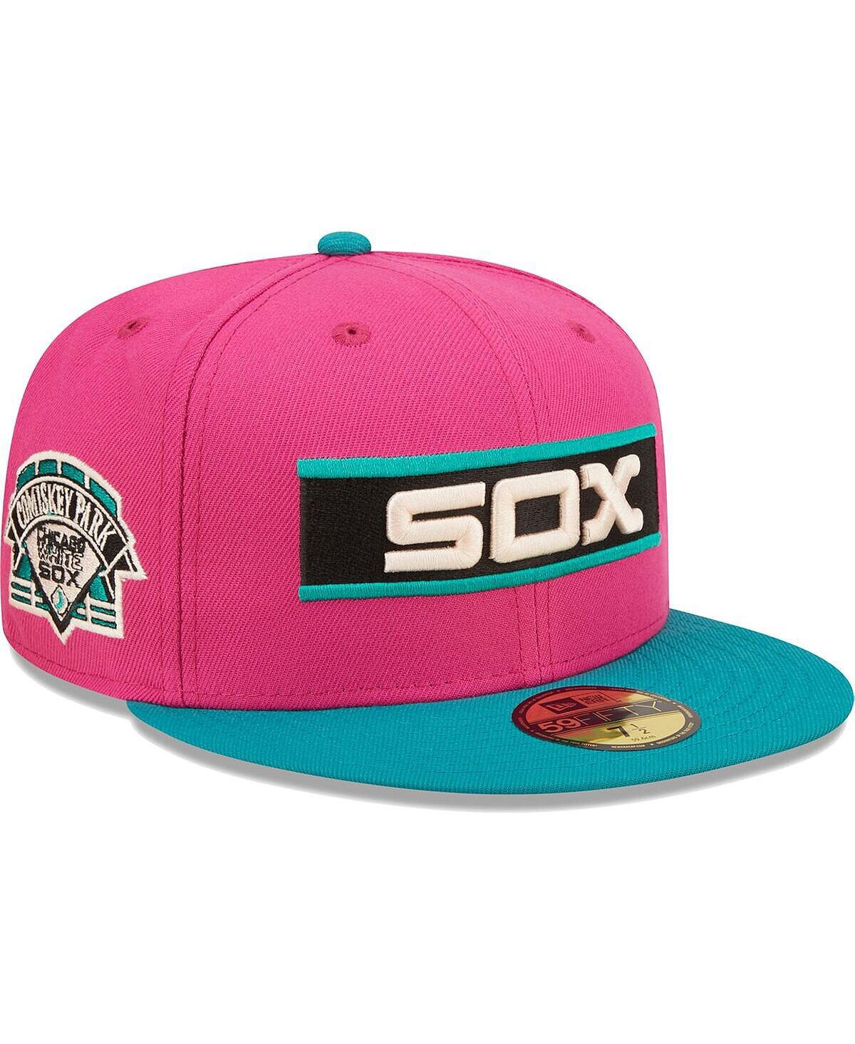 Мужская розовая, зеленая шляпа Chicago White Sox Cooperstown Collection Comiskey Park Passion Forest 59FIFTY. New Era
Мужская розовая, зеленая шляпа Chicago White Sox Cooperstown Collection Comiskey Park Passion Forest 59FIFTY. New Era
