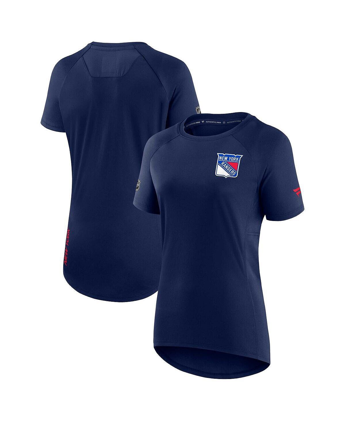 Женская темно-синяя футболка с логотипом New York Rangers Authentic Pro Rink Raglan Tech Fanatics, темно-синий
Женская темно-синяя футболка с логотипом New York Rangers Authentic Pro Rink Raglan Tech Fanatics, темно-синий