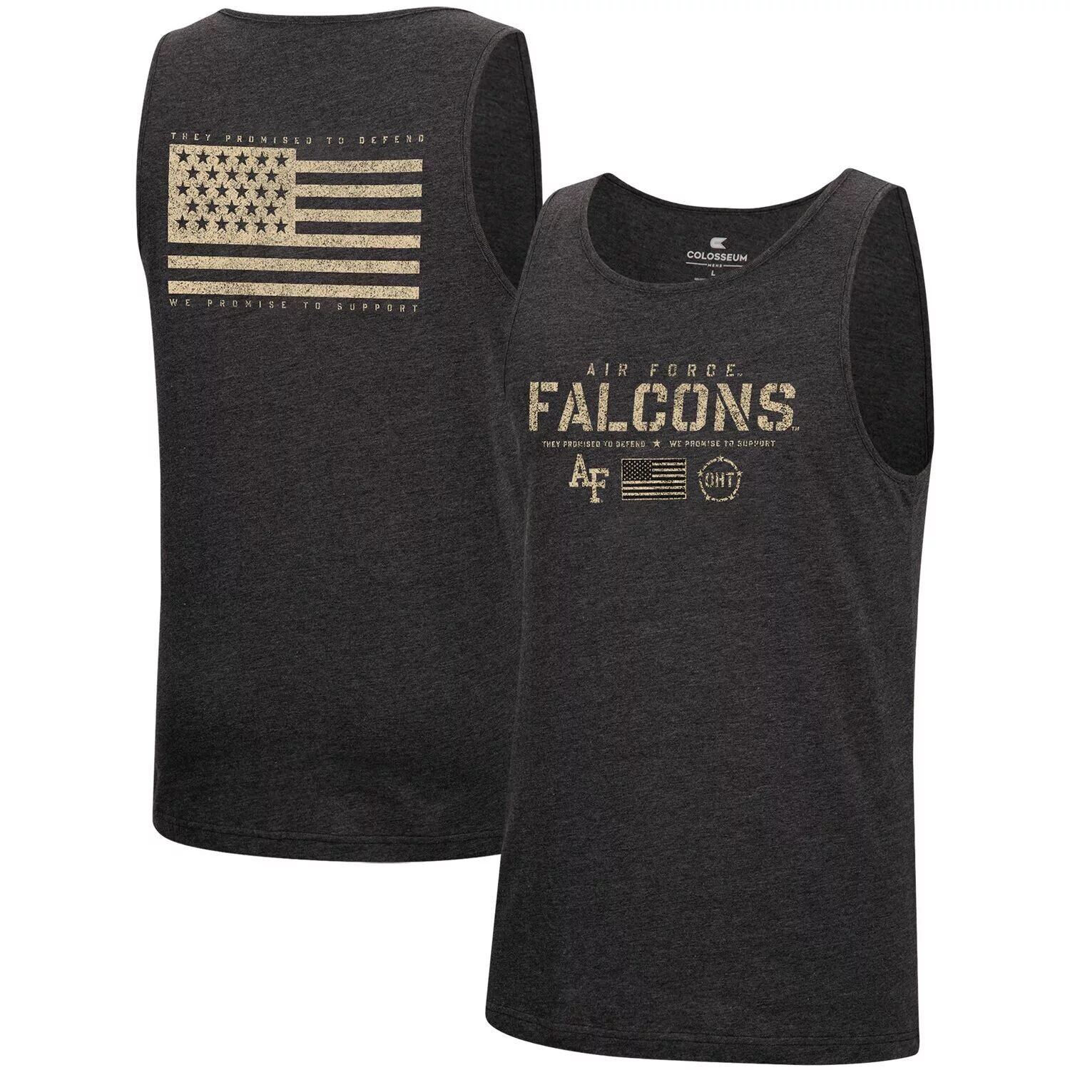 Мужская черная майка на бретельках Air Force Falcons Military Appreciation OHT Transport Colosseum, Черный
Мужская черная майка на бретельках Air Force Falcons Military Appreciation OHT Transport Colosseum, Черный