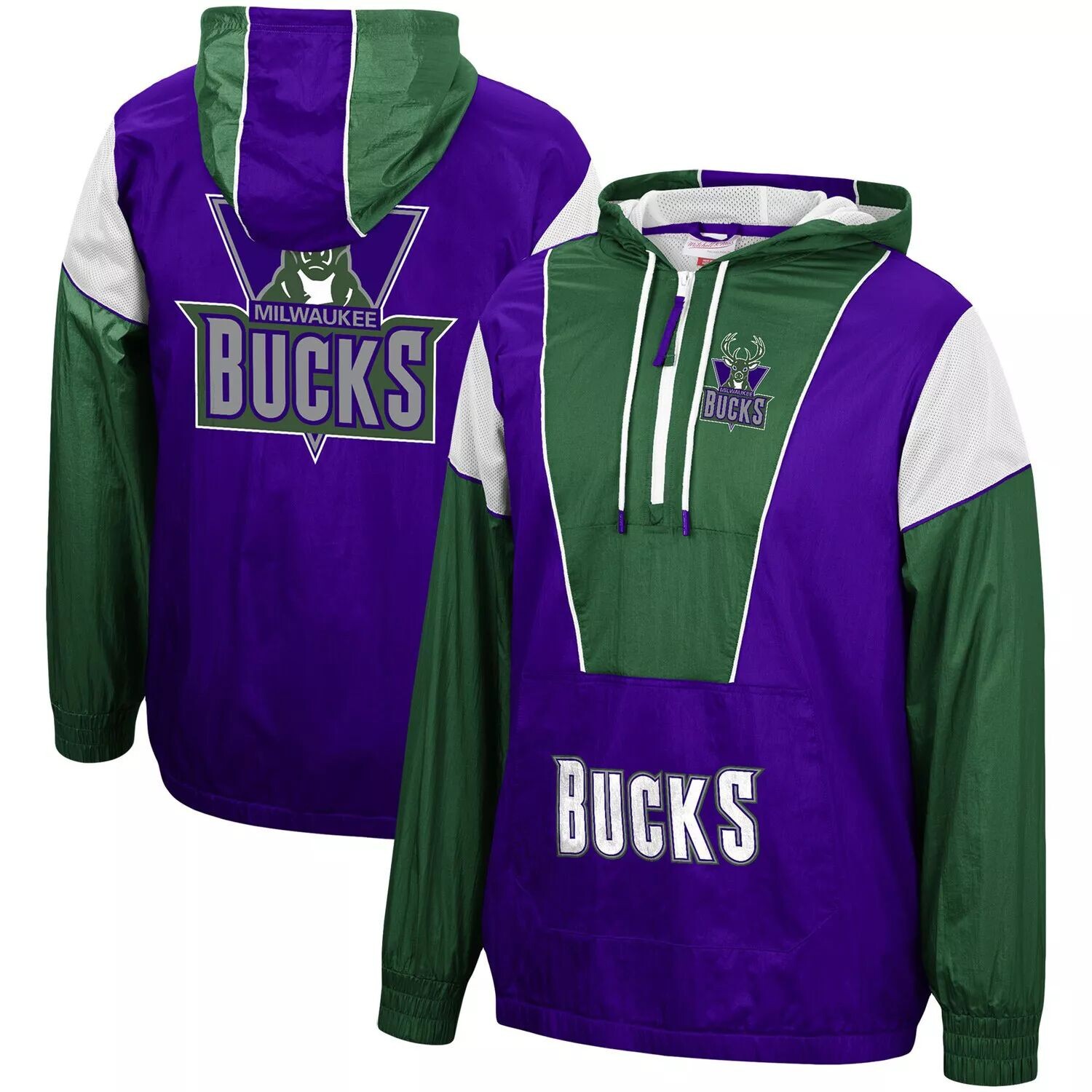 Мужская куртка Mitchell & Ness фиолетового/зеленого цвета с капюшоном из твердой древесины Milwaukee Bucks Classics Highlight Reel, куртка с капюшоном и полумолнией на половину длины
Мужская куртка Mitchell & Ness фиолетового/зеленого цвета с капюшоном из твердой древесины Milwaukee Bucks Classics Highlight Reel, куртка с капюшоном и полумолнией на половину длины