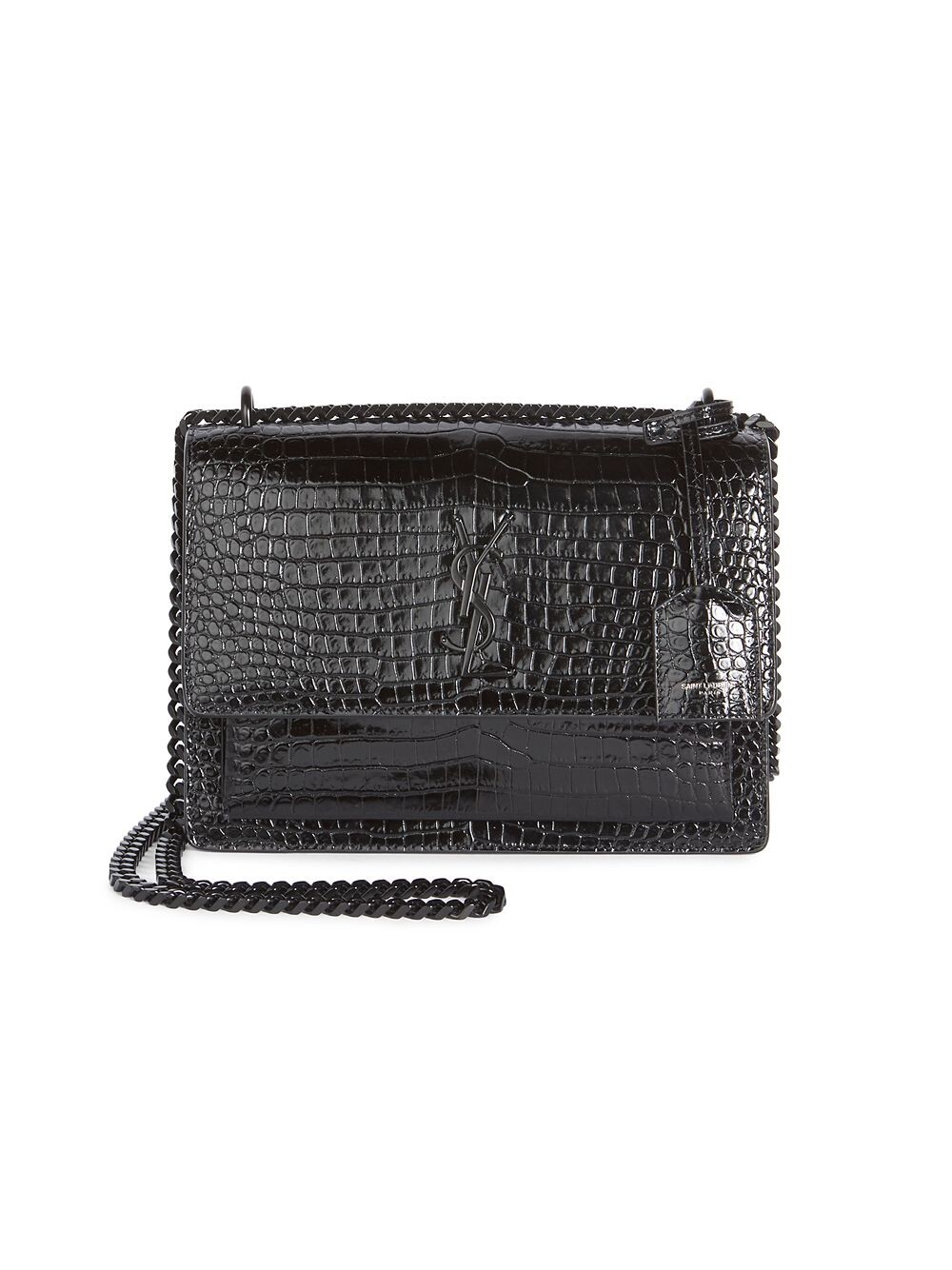 Сумка-портфель с монограммой Sunset на цепочке среднего размера Saint Laurent, черный
Сумка-портфель с монограммой Sunset на цепочке среднего размера Saint Laurent, черный