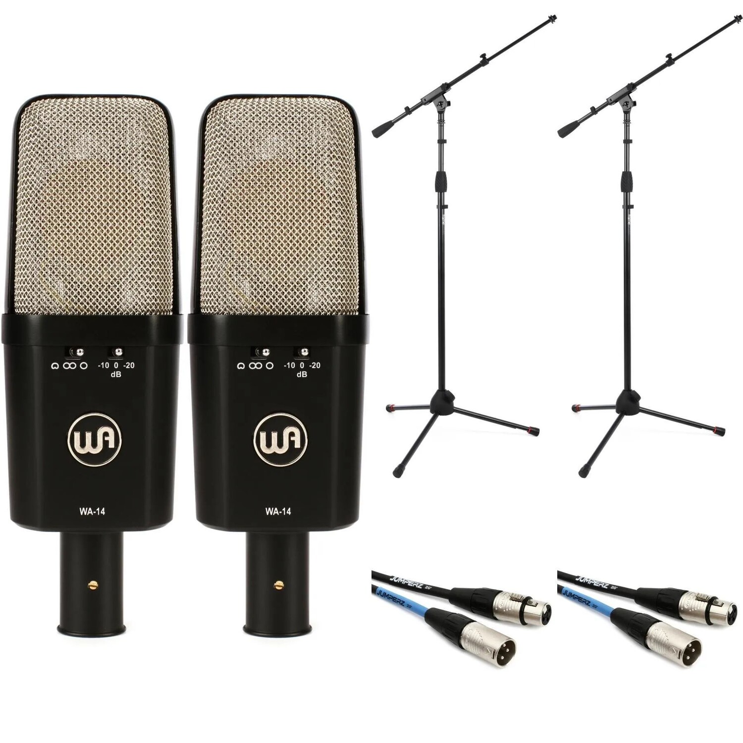 Новая стереопара конденсаторного микрофона с большой диафрагмой Warm Audio WA14 с подставками и кабелями
Новая стереопара конденсаторного микрофона с большой диафрагмой Warm Audio WA14 с подставками и кабелями