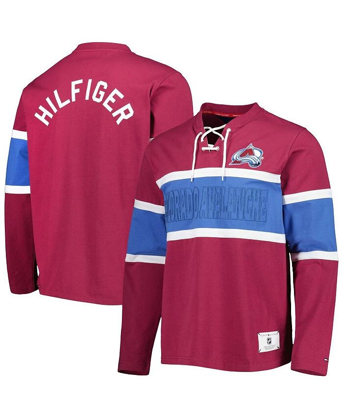 Мужской бордовый топ Colorado Avalanche Walter со шнуровкой и длинными рукавами Tommy Hilfiger, красный
Мужской бордовый топ Colorado Avalanche Walter со шнуровкой и длинными рукавами Tommy Hilfiger, красный