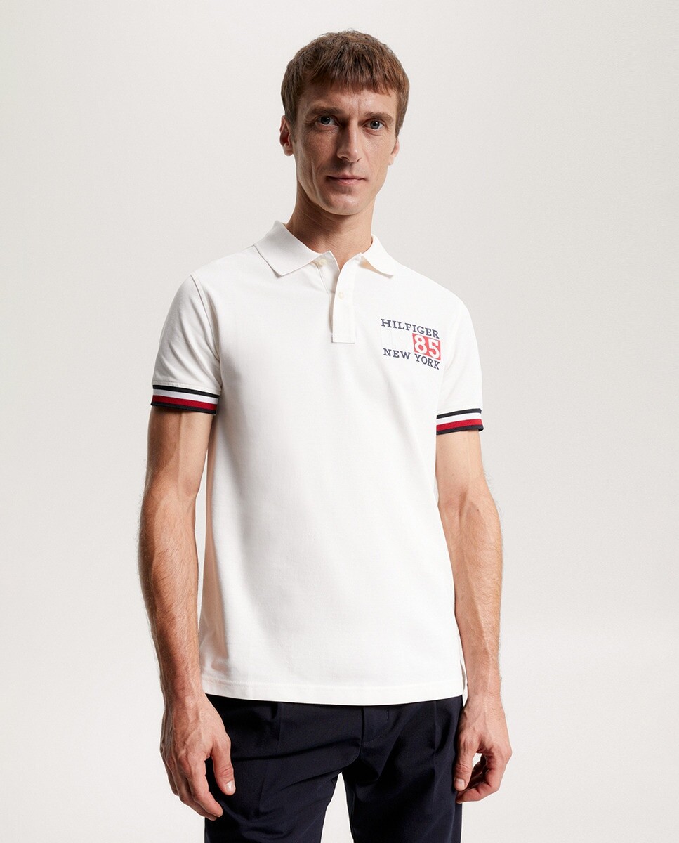 Мужская рубашка-поло приталенного кроя с короткими рукавами Tommy Hilfiger, белый
Мужская рубашка-поло приталенного кроя с короткими рукавами Tommy Hilfiger, белый