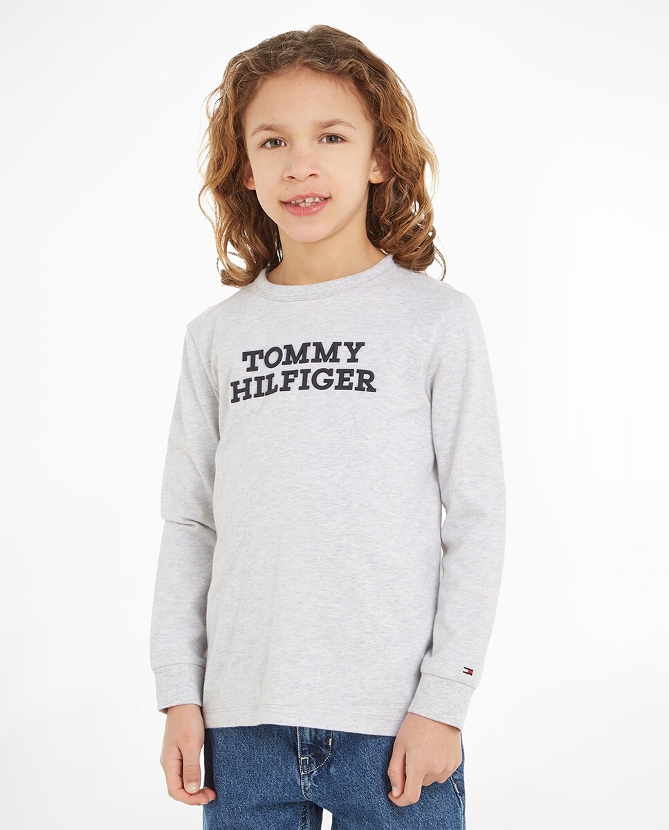 Футболка для мальчика с круглым вырезом и длинными рукавами Tommy Hilfiger, серый
Футболка для мальчика с круглым вырезом и длинными рукавами Tommy Hilfiger, серый