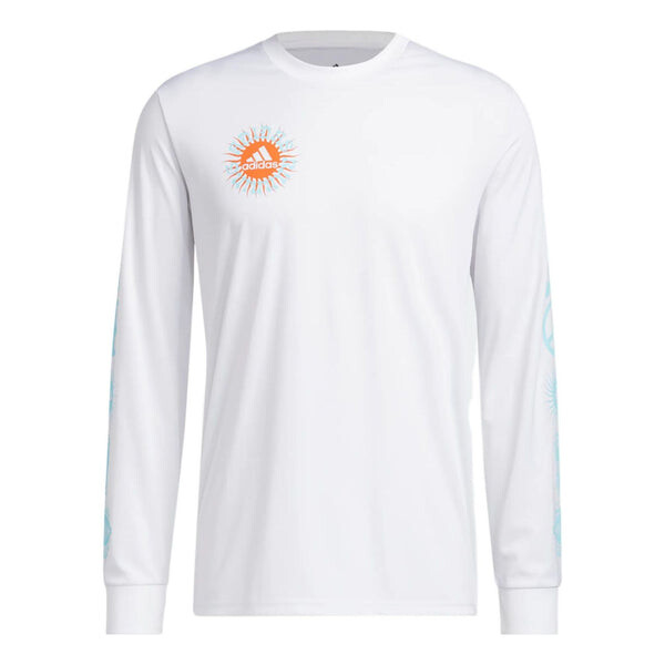 Футболка Men's adidas Btn G Ls T Back Printing Pattern Logo Round Neck Pullover Long Sleeves White T-Shirt, белый
Футболка Men's adidas Btn G Ls T Back Printing Pattern Logo Round Neck Pullover Long Sleeves White T-Shirt, белый