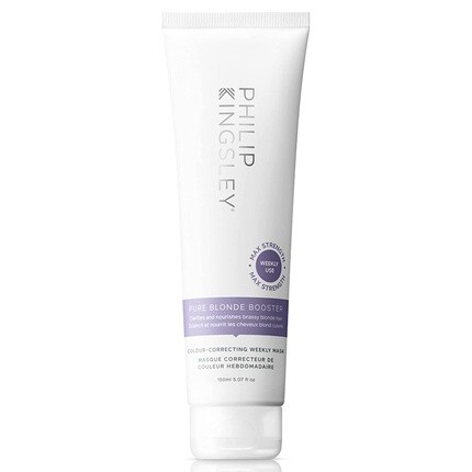 Pure Blonde Booster Фиолетовая маска для блондинок Платинового серебристо-серого цвета с отбеленными медными волосами Еженедельный тоник 5,07 унций, Philip Kingsley
Pure Blonde Booster Фиолетовая маска для блондинок Платинового серебристо-серого цвета с отбеленными медными волосами Еженедельный тоник 5,07 унций, Philip Kingsley