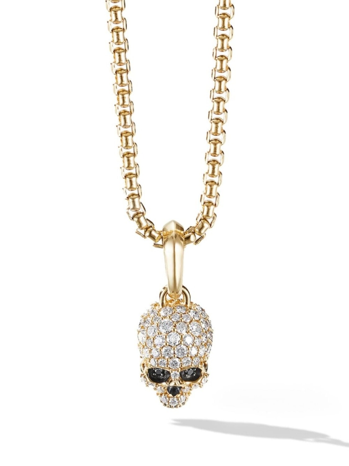 Подвеска Memento Mori Skull из желтого золота с бриллиантами David Yurman, золотой
Подвеска Memento Mori Skull из желтого золота с бриллиантами David Yurman, золотой