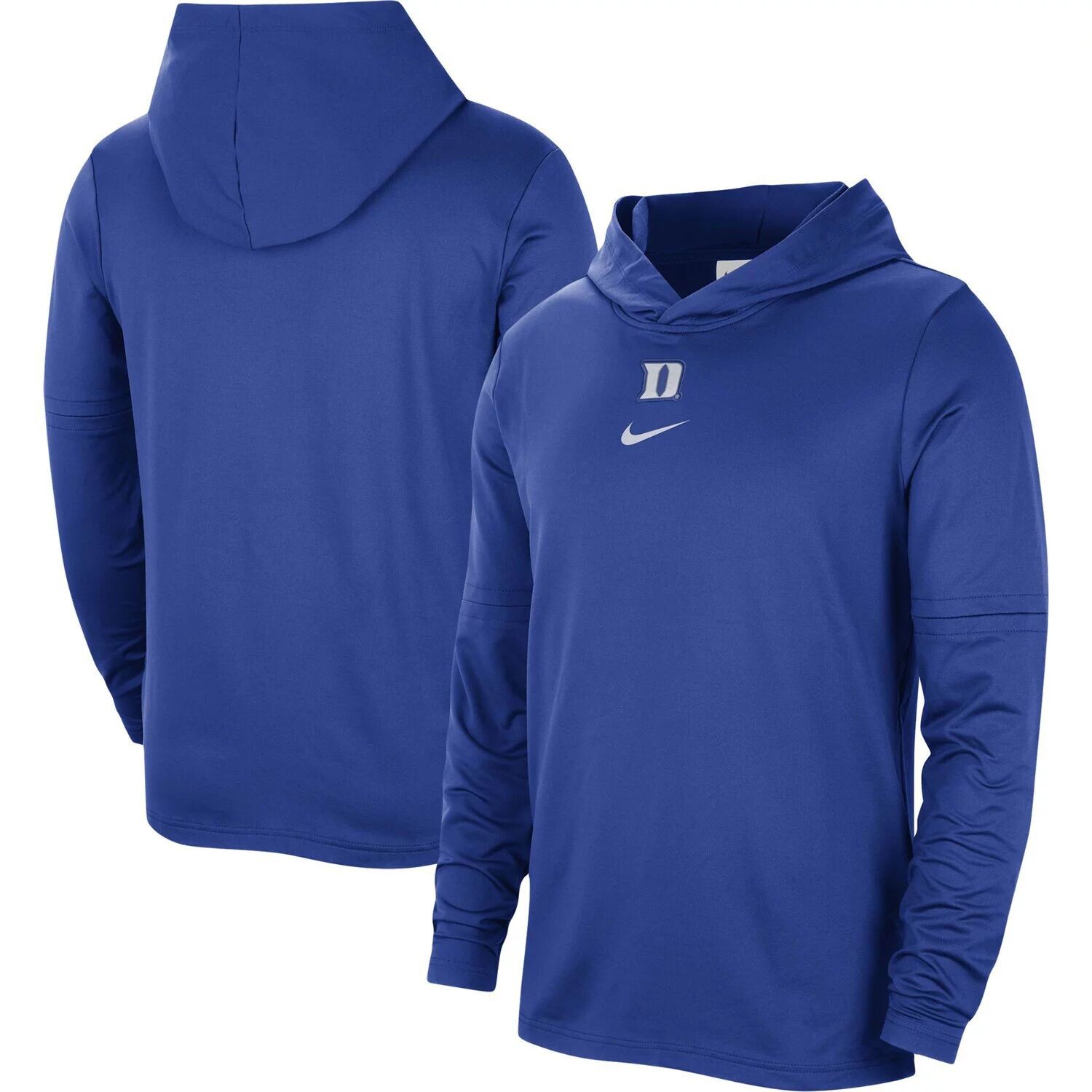 Мужская толстовка с длинным рукавом Royal Duke Blue Devils Player и футболка для выступлений Nike
Мужская толстовка с длинным рукавом Royal Duke Blue Devils Player и футболка для выступлений Nike
