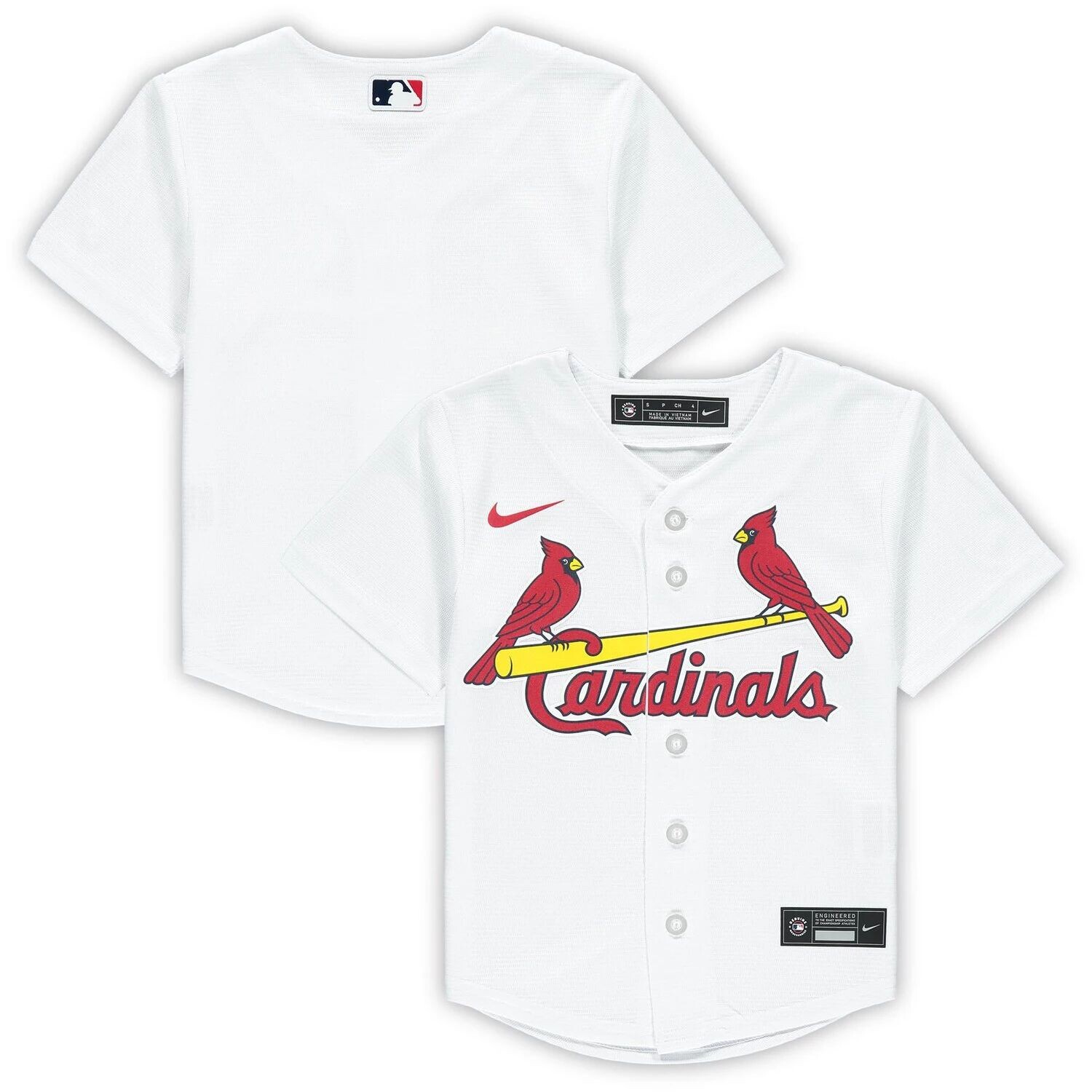 Реплика Джерси команды Nike White St. Louis Cardinals Home 2020 для дошкольников Nike
Реплика Джерси команды Nike White St. Louis Cardinals Home 2020 для дошкольников Nike