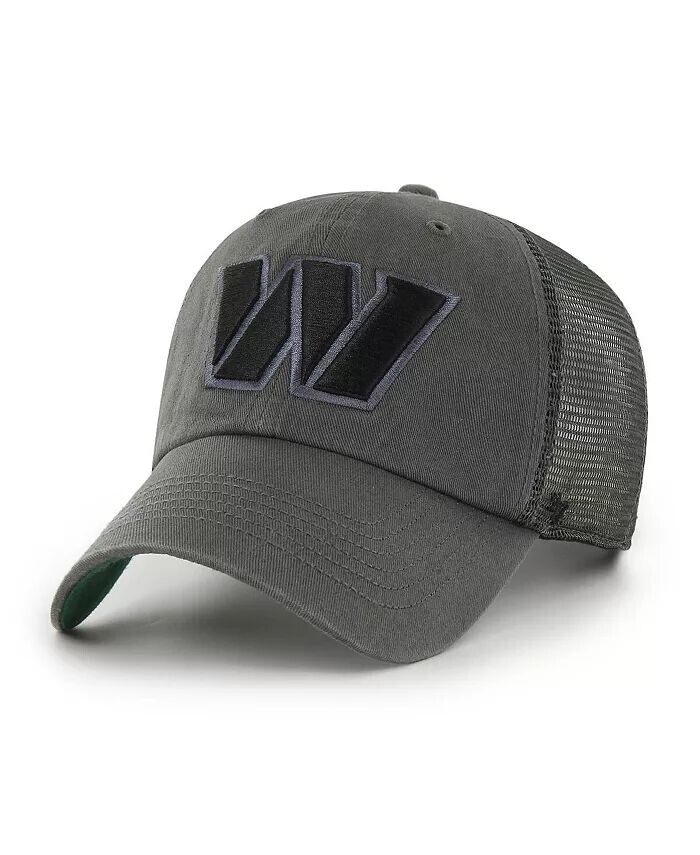 Мужская угольная кепка Washington Commanders Trawler Clean Up Trucker Snapback '47 Brand, серый
Мужская угольная кепка Washington Commanders Trawler Clean Up Trucker Snapback '47 Brand, серый