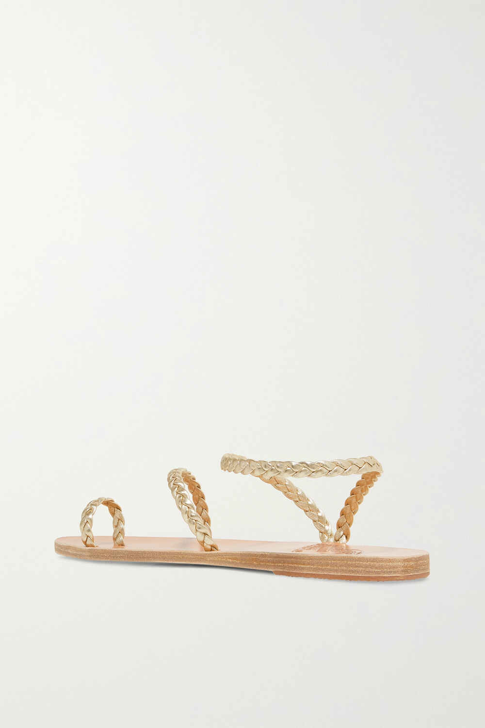 ANCIENT GREEK SANDALS сандалии Eleftheria с плетением из металлизированной кожи, золото
ANCIENT GREEK SANDALS сандалии Eleftheria с плетением из металлизированной кожи, золото