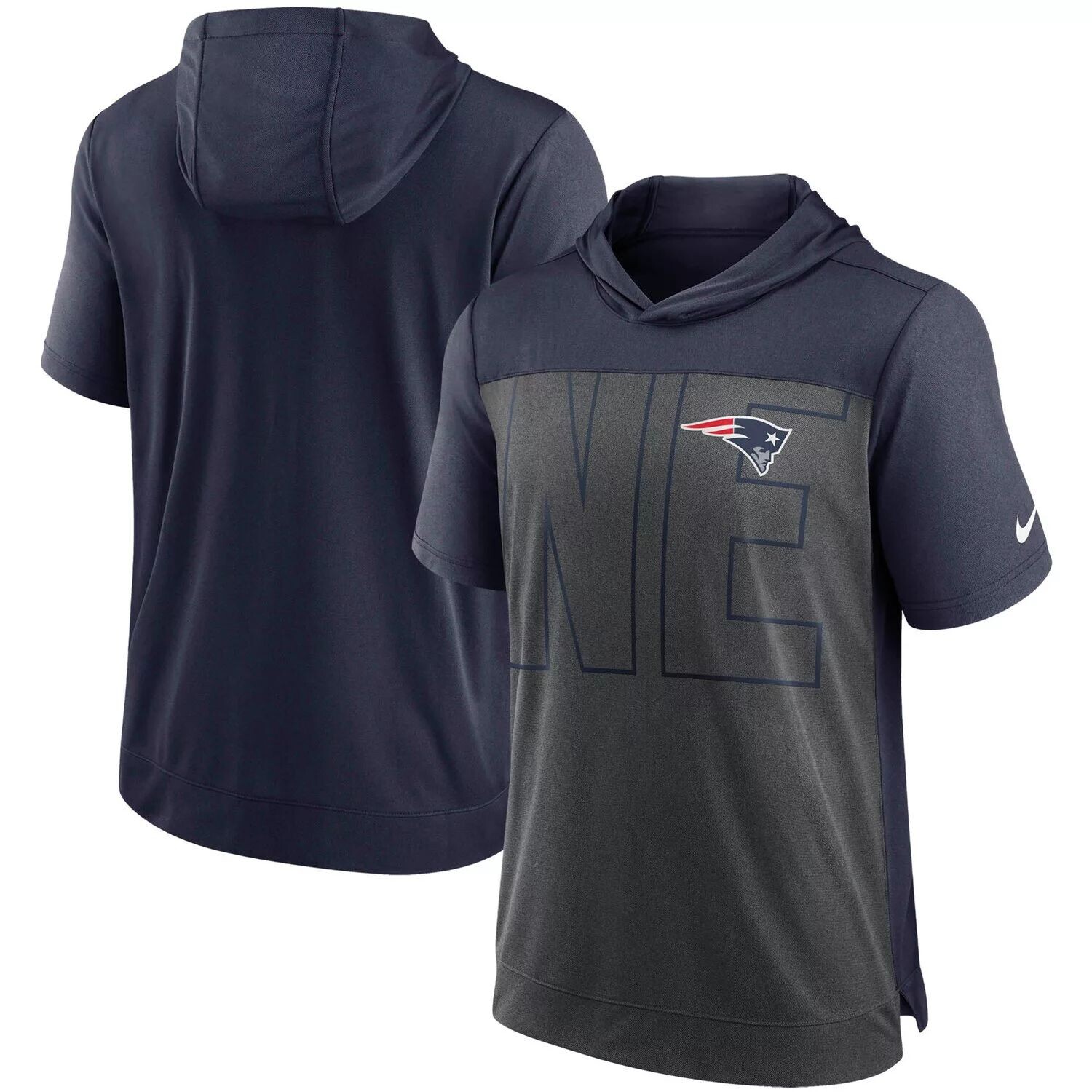 Мужская футболка с капюшоном Nike Heathered Charcoal/темно-синяя New England Patriots Performance
Мужская футболка с капюшоном Nike Heathered Charcoal/темно-синяя New England Patriots Performance
