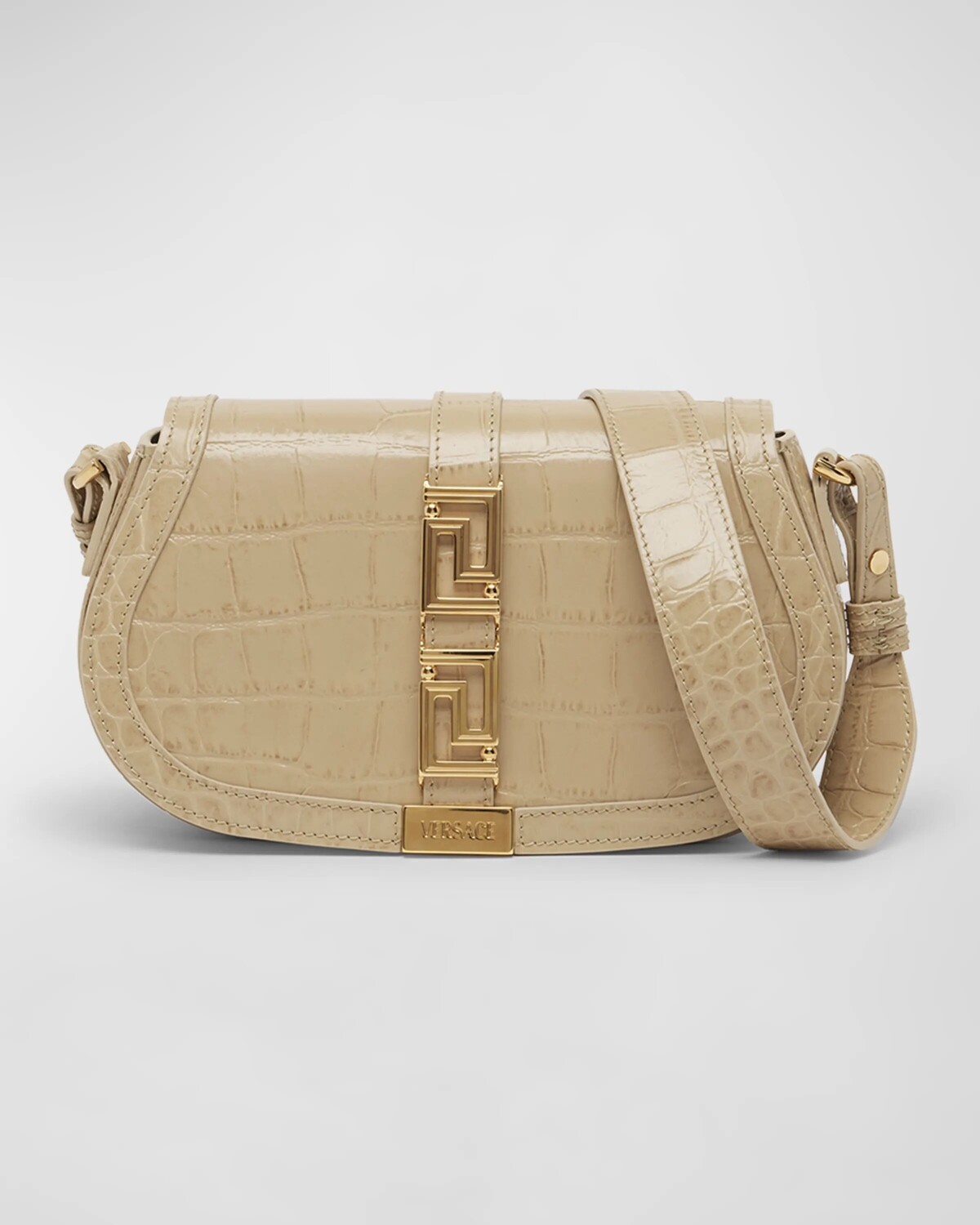 Сумка на плечо Greca Goddess с тиснением под крокодила, цвет Sand Versace Gold
Сумка на плечо Greca Goddess с тиснением под крокодила, цвет Sand Versace Gold