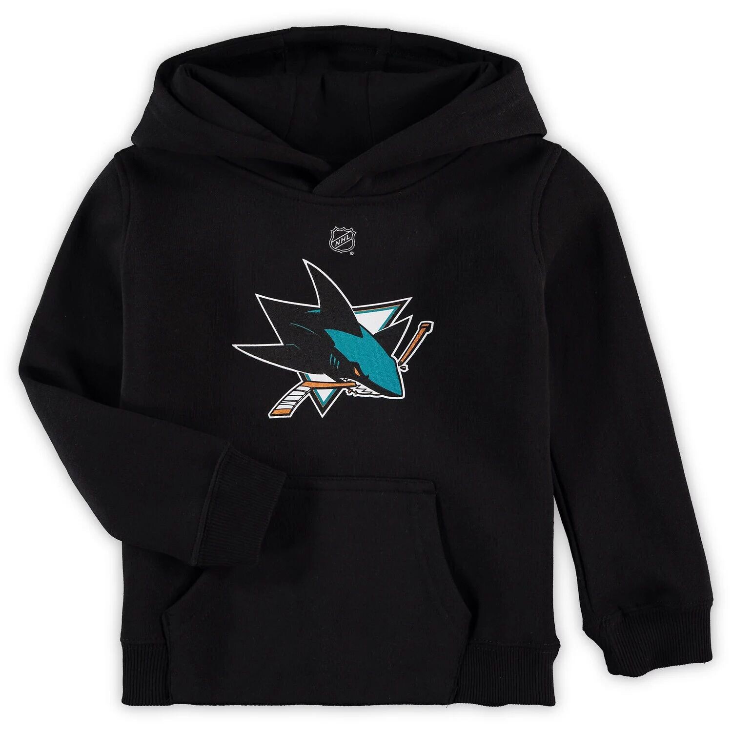 Черный пуловер с капюшоном и логотипом San Jose Sharks Primary для дошкольников Outerstuff
Черный пуловер с капюшоном и логотипом San Jose Sharks Primary для дошкольников Outerstuff