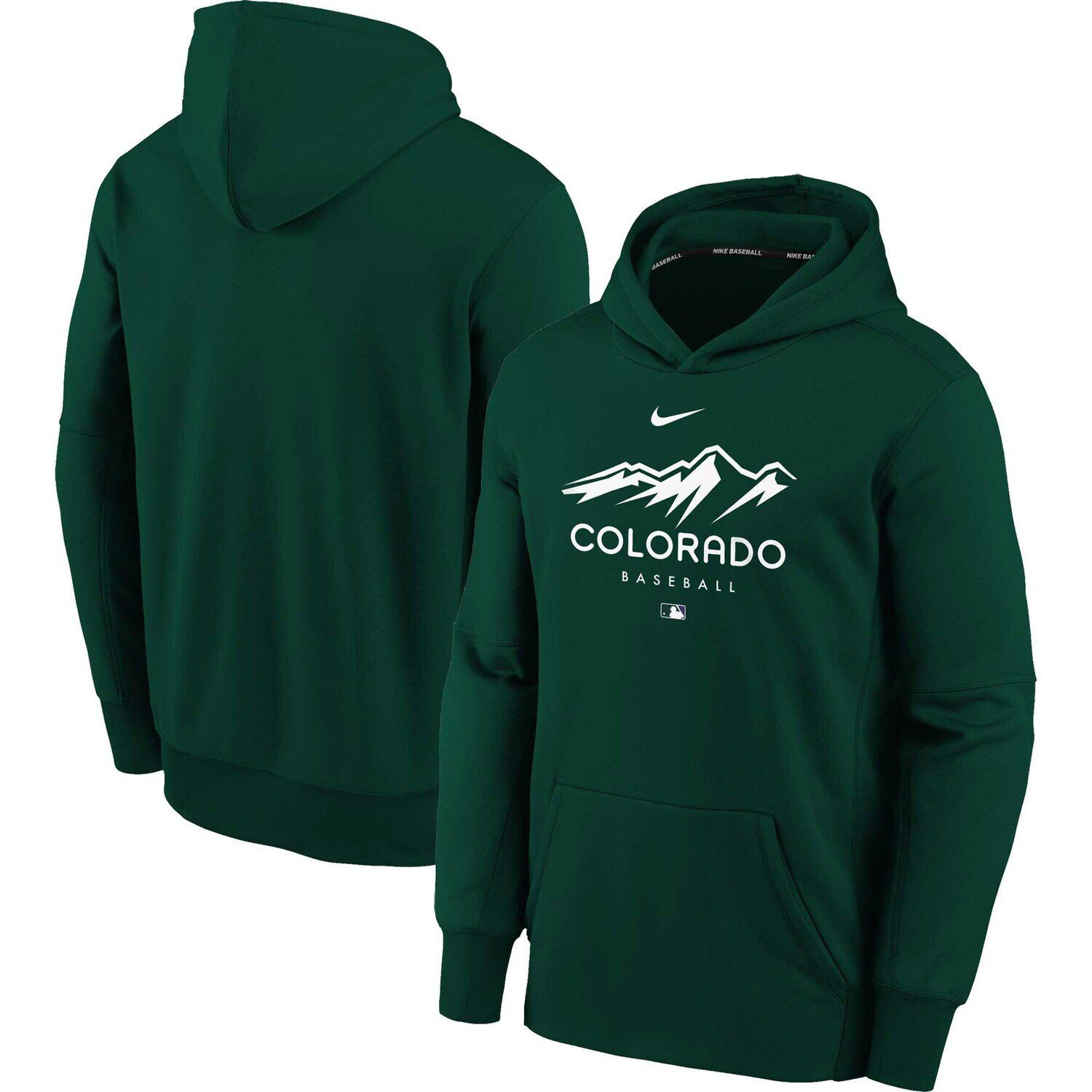 Молодежный пуловер с капюшоном Nike Hunter Green Colorado Rockies City Connect Performance Nike
Молодежный пуловер с капюшоном Nike Hunter Green Colorado Rockies City Connect Performance Nike