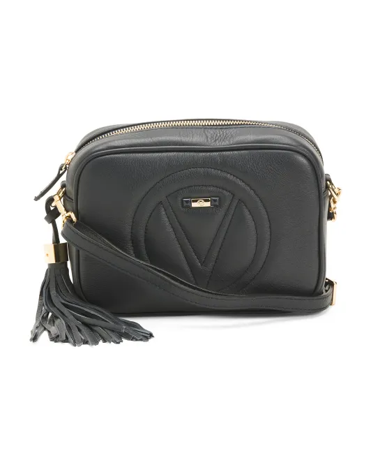 Кожаное плечо через плечо Mia Signature, сделано в Италии Valentino By Mario Valentino, темно-синий
Кожаное плечо через плечо Mia Signature, сделано в Италии Valentino By Mario Valentino, темно-синий