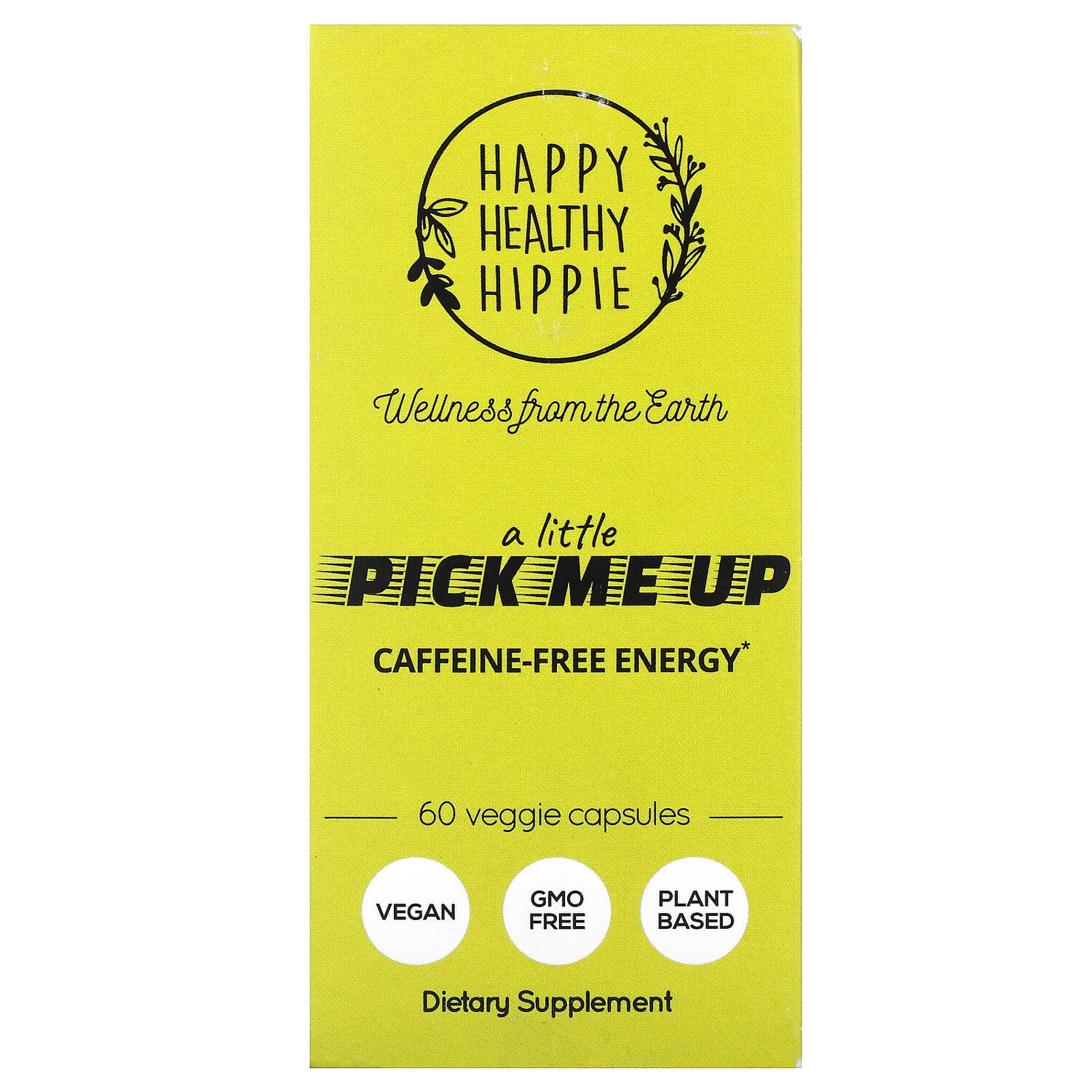 A Little Pick Me Up, энергия без кофеина, 60 растительных капсул, Happy Healthy Hippie
A Little Pick Me Up, энергия без кофеина, 60 растительных капсул, Happy Healthy Hippie