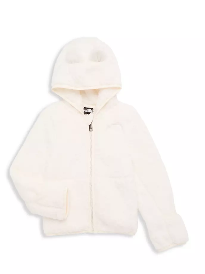 Толстовка на молнии с медвежонком для маленьких девочек The North Face, белый
Толстовка на молнии с медвежонком для маленьких девочек The North Face, белый