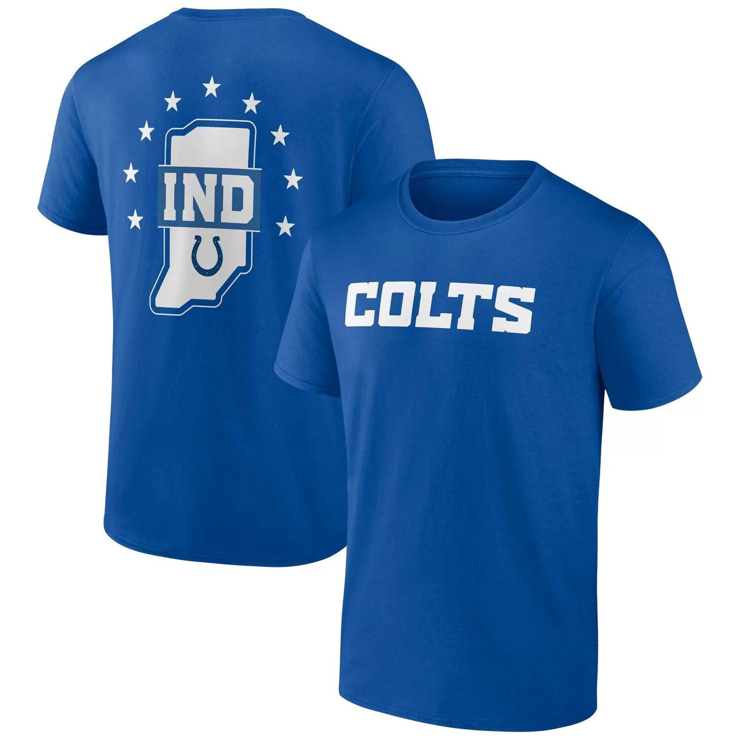 Мужская футболка Fanatics с логотипом Royal Indianapolis Colts Home Field Advantage
Мужская футболка Fanatics с логотипом Royal Indianapolis Colts Home Field Advantage