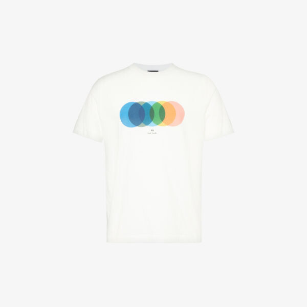 Футболка из хлопкового джерси с графичным принтом circles Ps By Paul Smith, белый
Футболка из хлопкового джерси с графичным принтом circles Ps By Paul Smith, белый