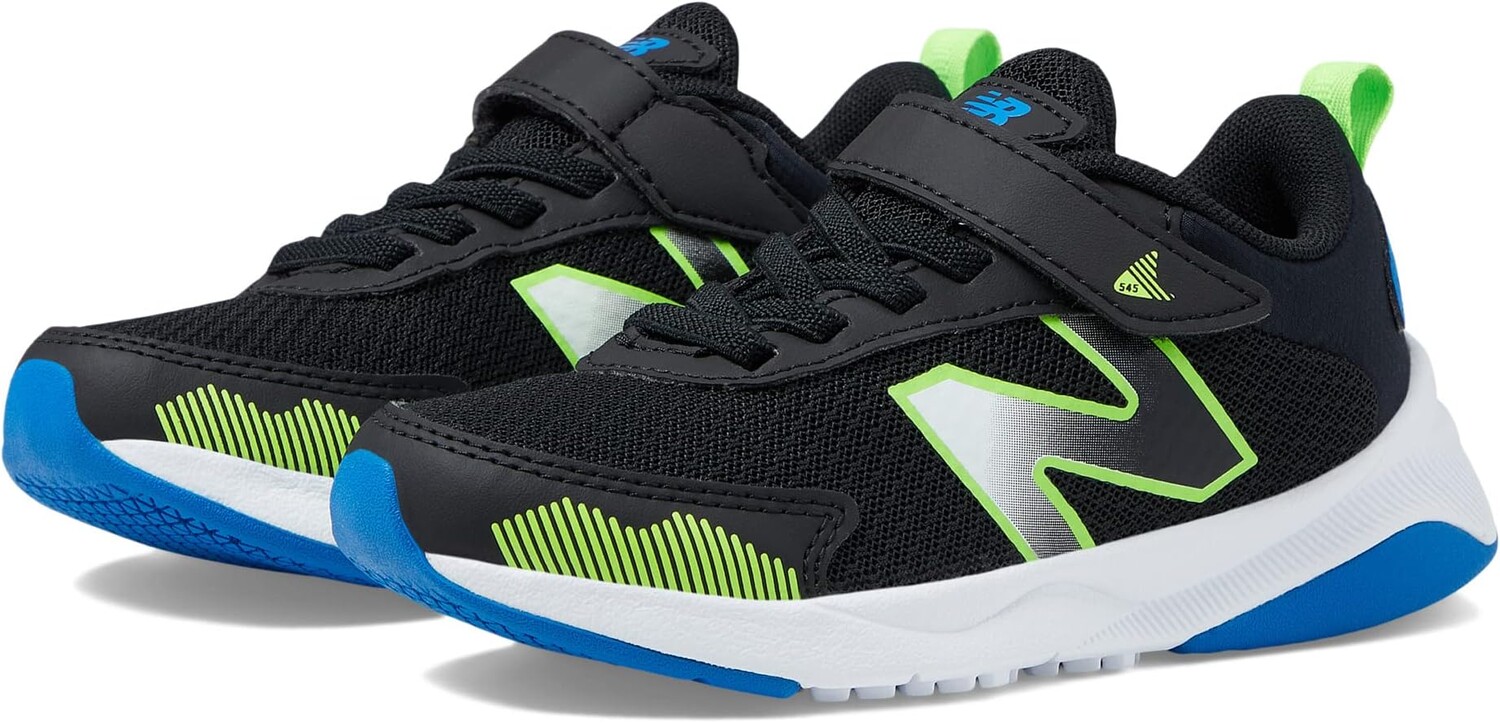 Кроссовки 545 Bungee Lace with Hook-and-Loop Top Strap New Balance, цвет Black/Pixel Green
Кроссовки 545 Bungee Lace with Hook-and-Loop Top Strap New Balance, цвет Black/Pixel Green