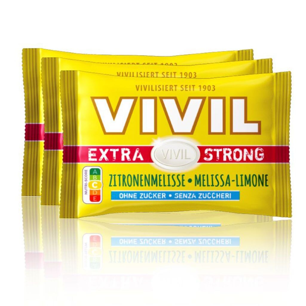 VIVIL Пастилки с мелиссой Extra Strong без сахара | 3 упаковки Vivil A. Müller
VIVIL Пастилки с мелиссой Extra Strong без сахара | 3 упаковки Vivil A. Müller